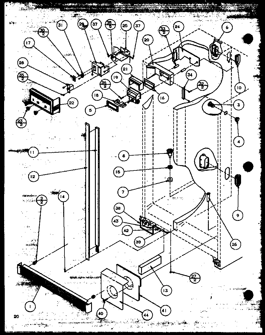 11 - REF/FZ CONTROLS AND CABINET PARTS