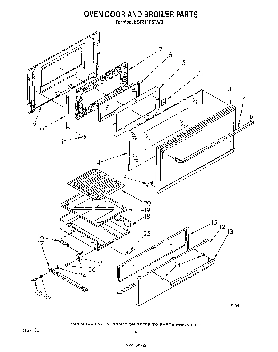 05 - OVEN DOOR AND BROILER
