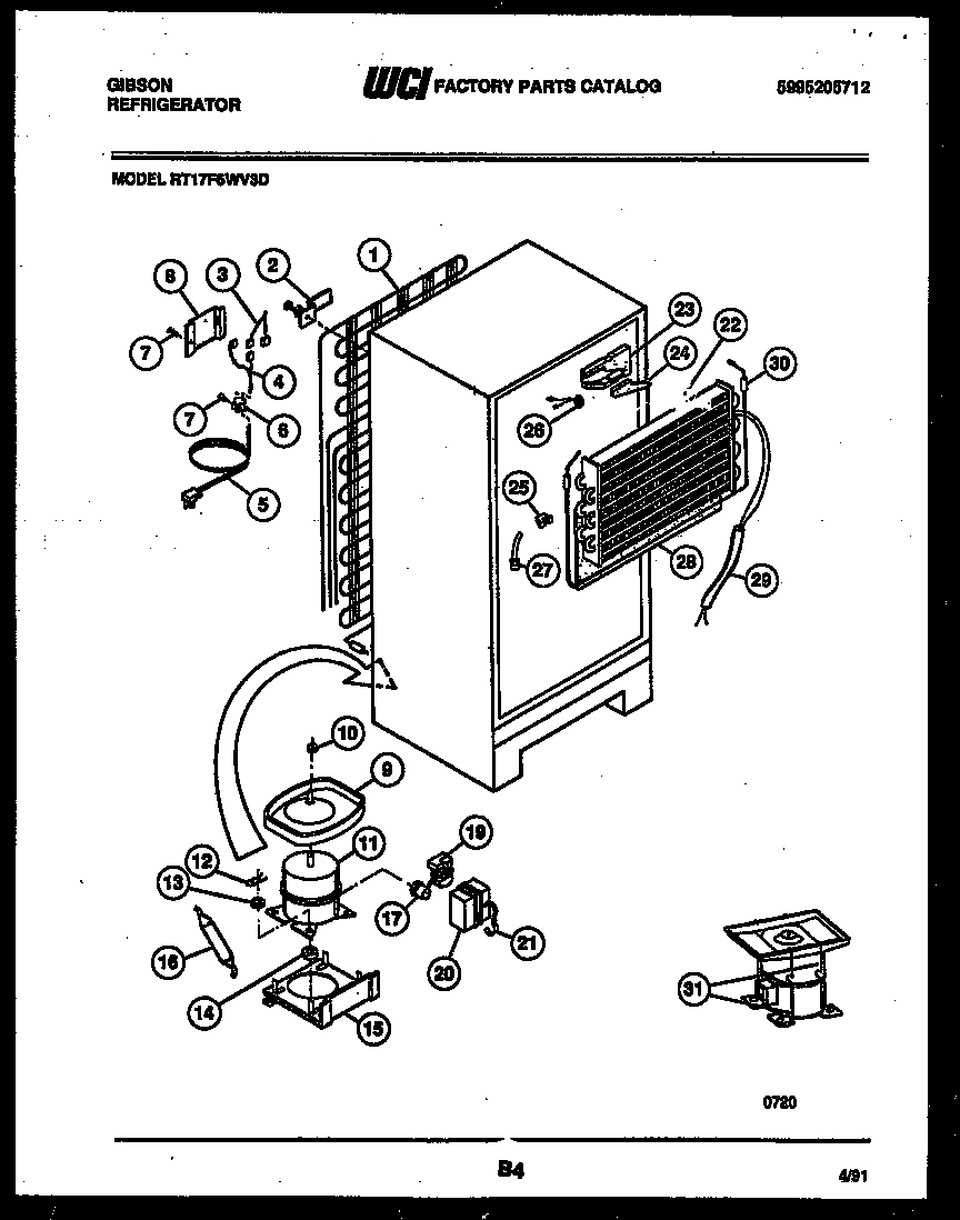 05 - SYSTEM AND AUTOMATIC DEFROST PARTS
