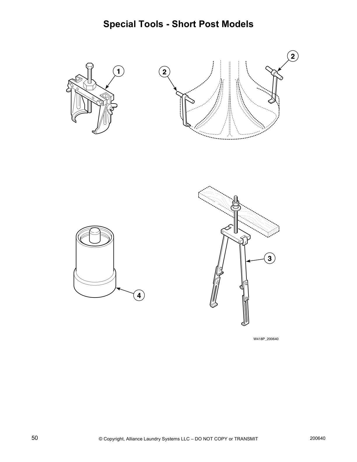 Special Tools - Short Post Models