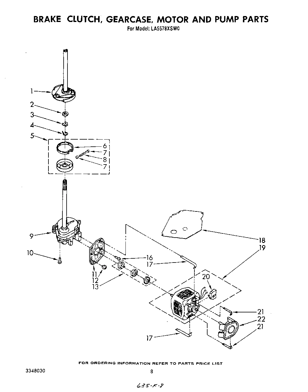 06 - BRAKE, CLUTCH, GEARCASE, MOTOR AND PUMP