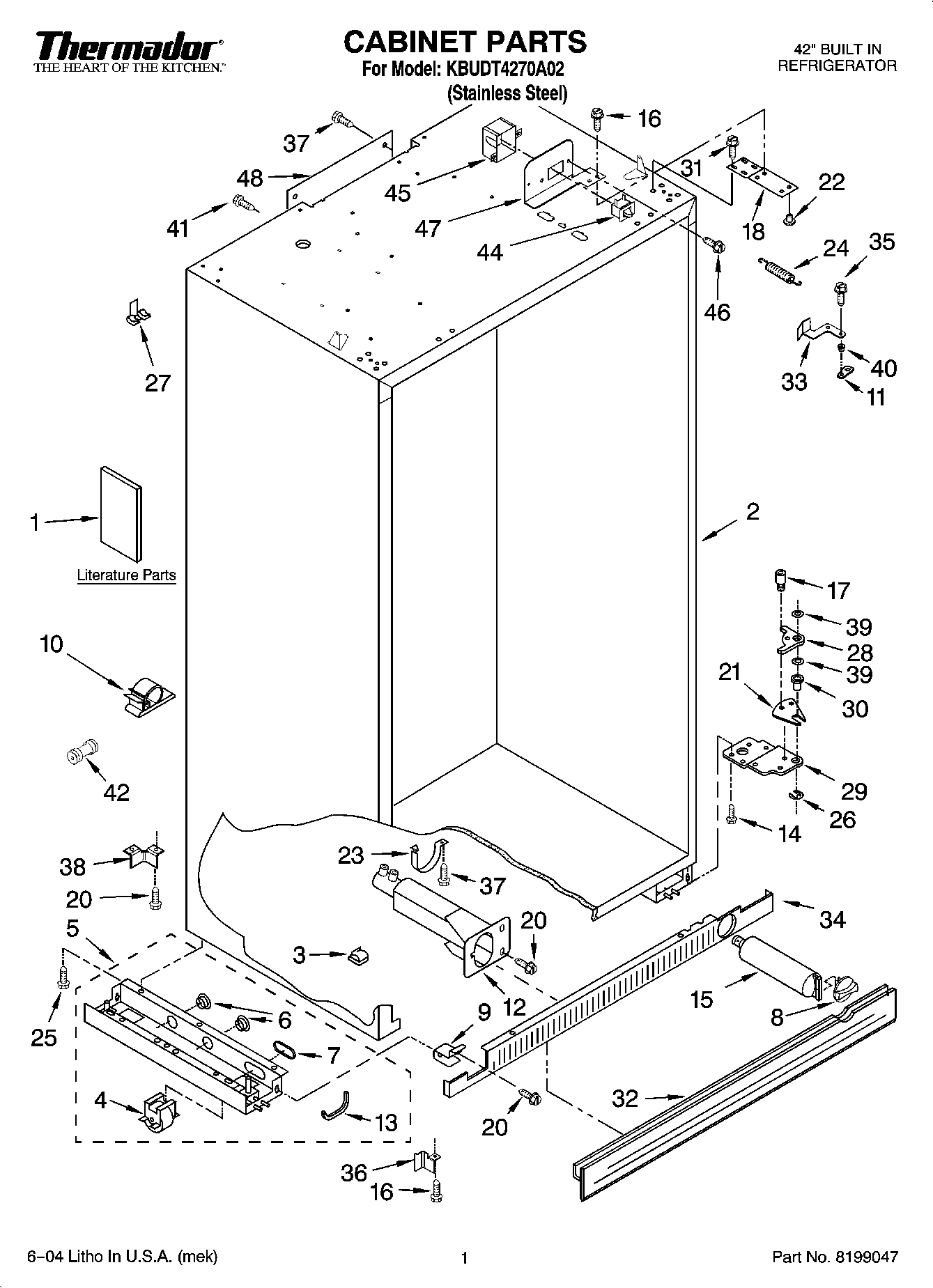 01 - CABINET PARTS