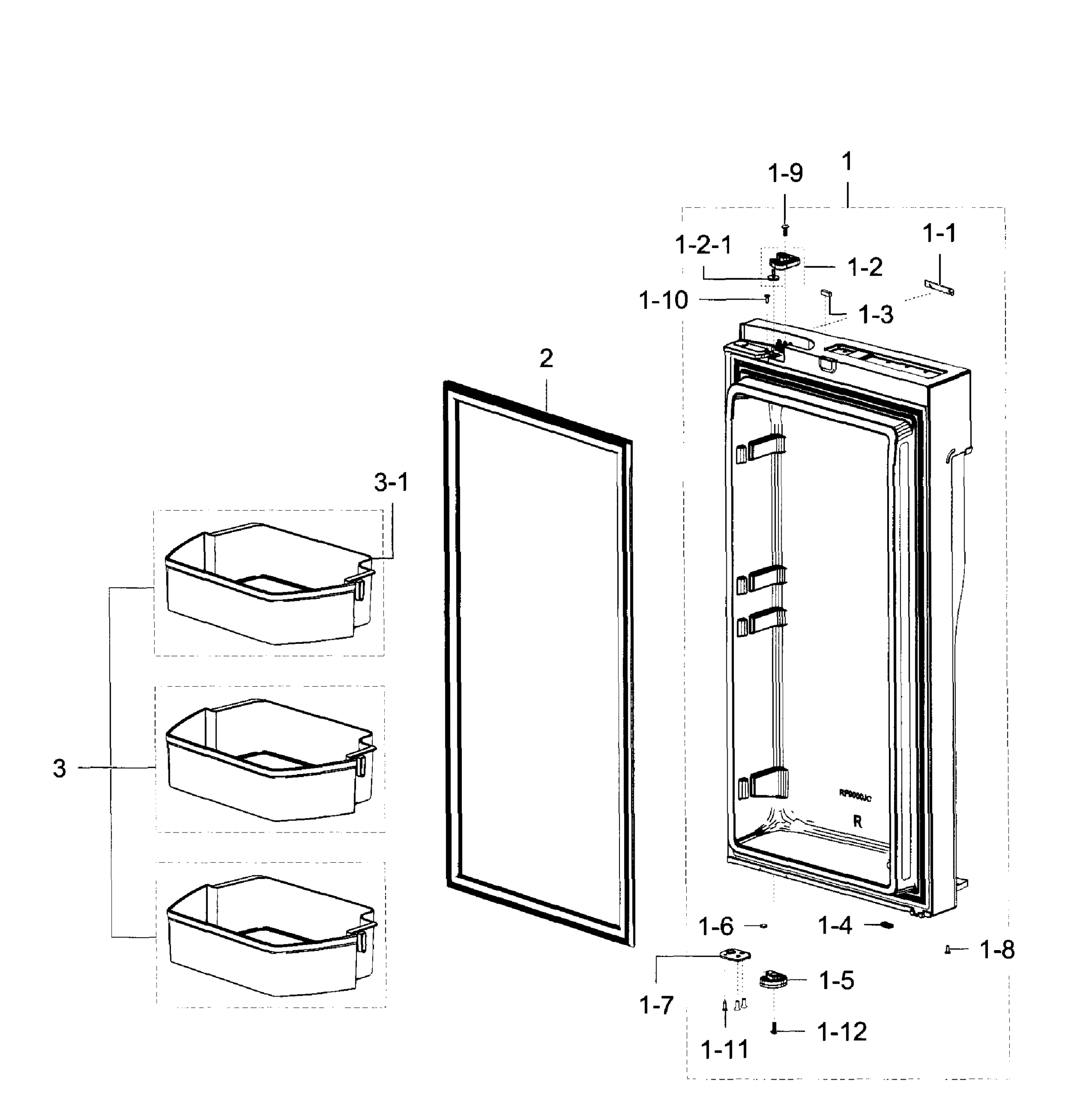 FRIDGE DOOR R