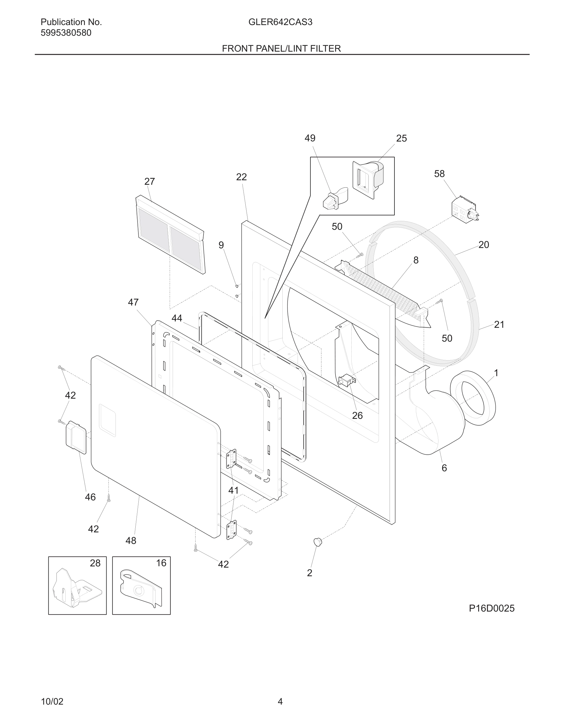 05 - FRONT PANEL/LINT FILTER