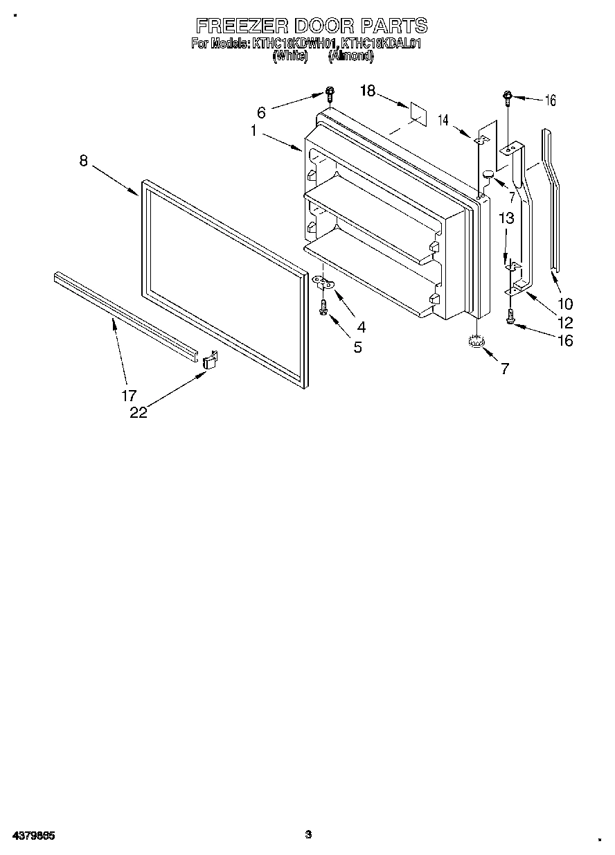 02 - FREEZER DOOR