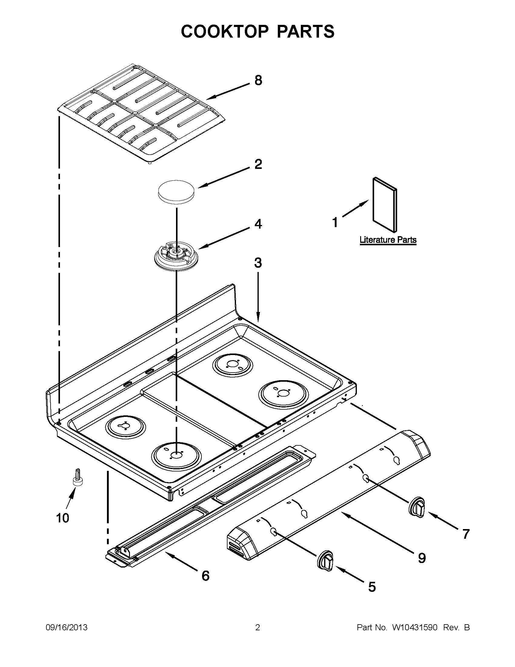 02 - COOKTOP PARTS