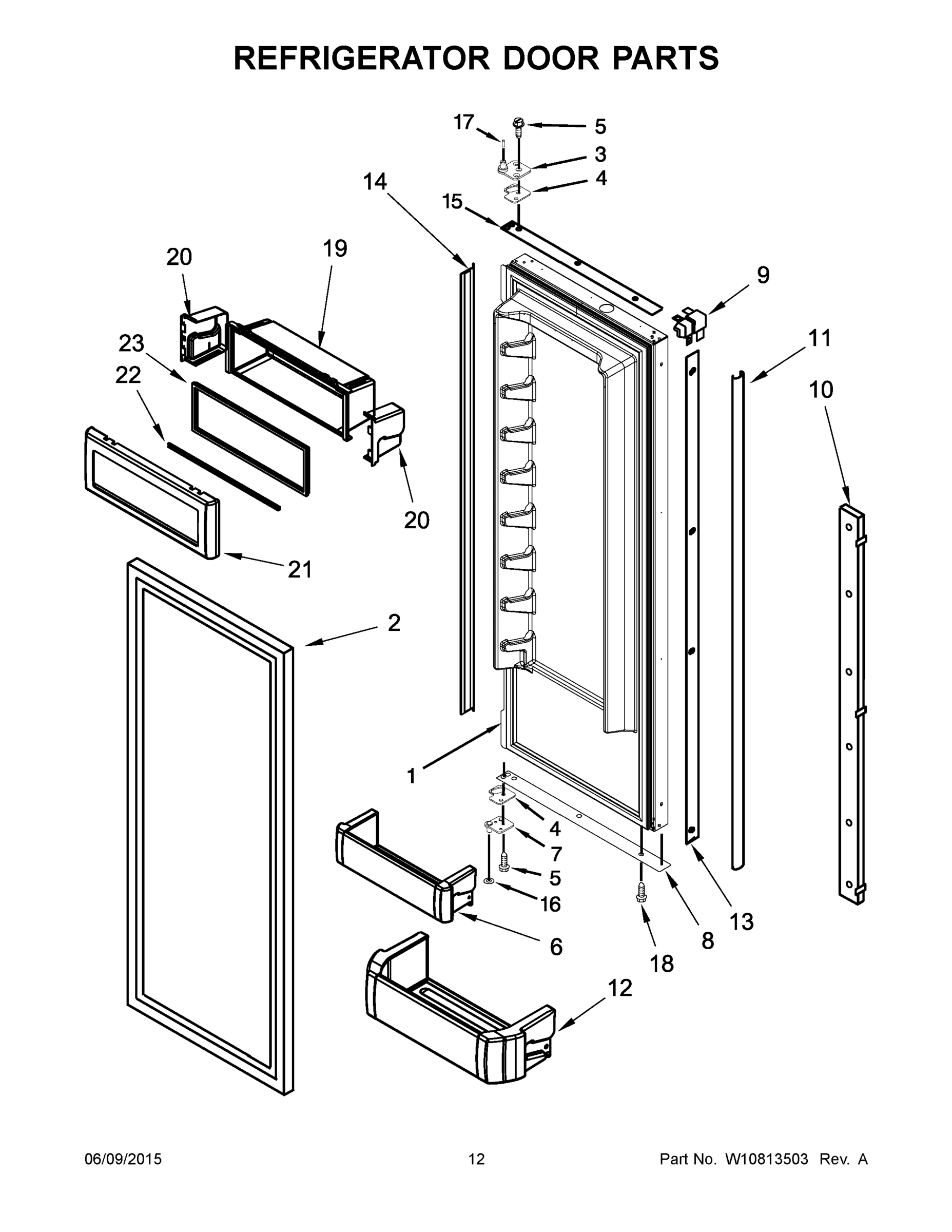 07 - REFRIGERATOR DOOR PARTS