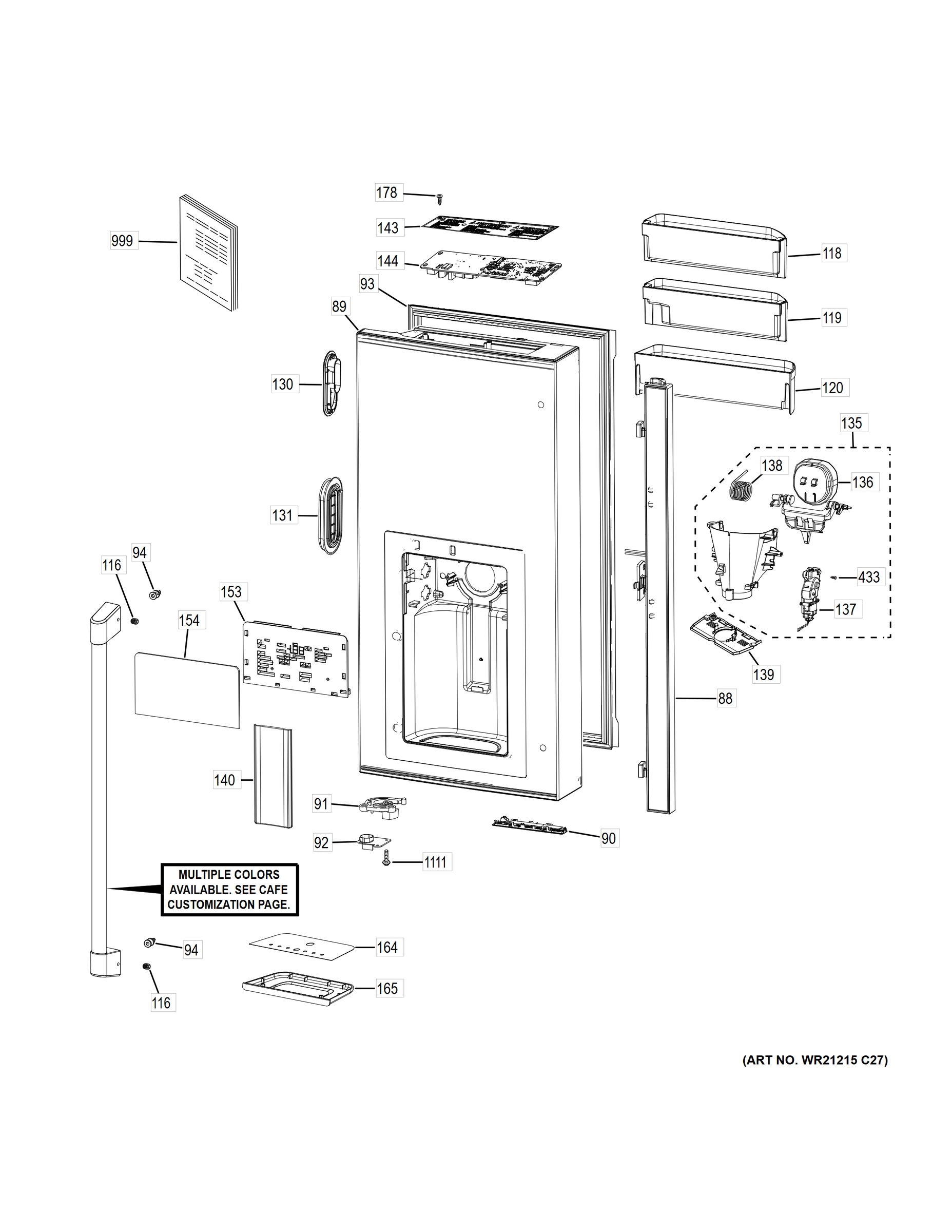 DISPENSER DOOR