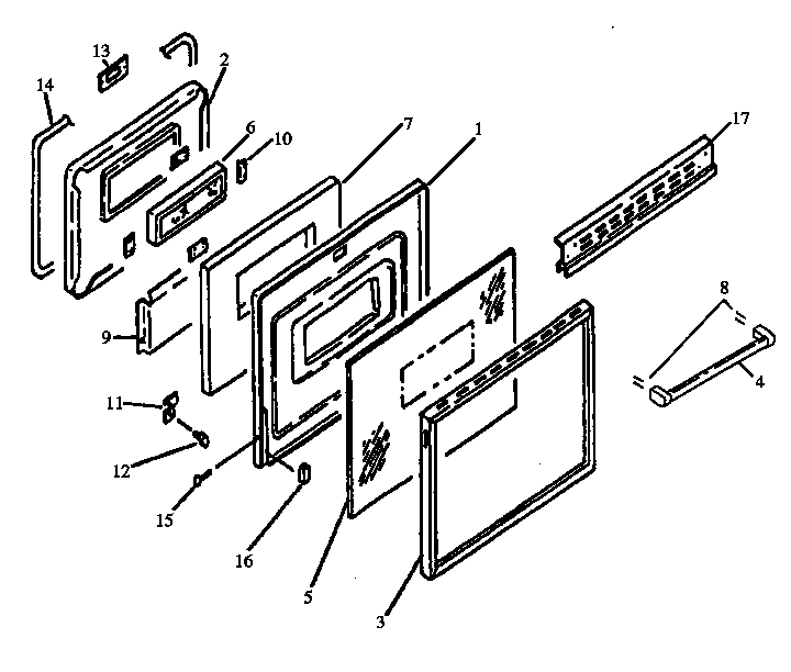 07 - OVEN DOOR ASSY