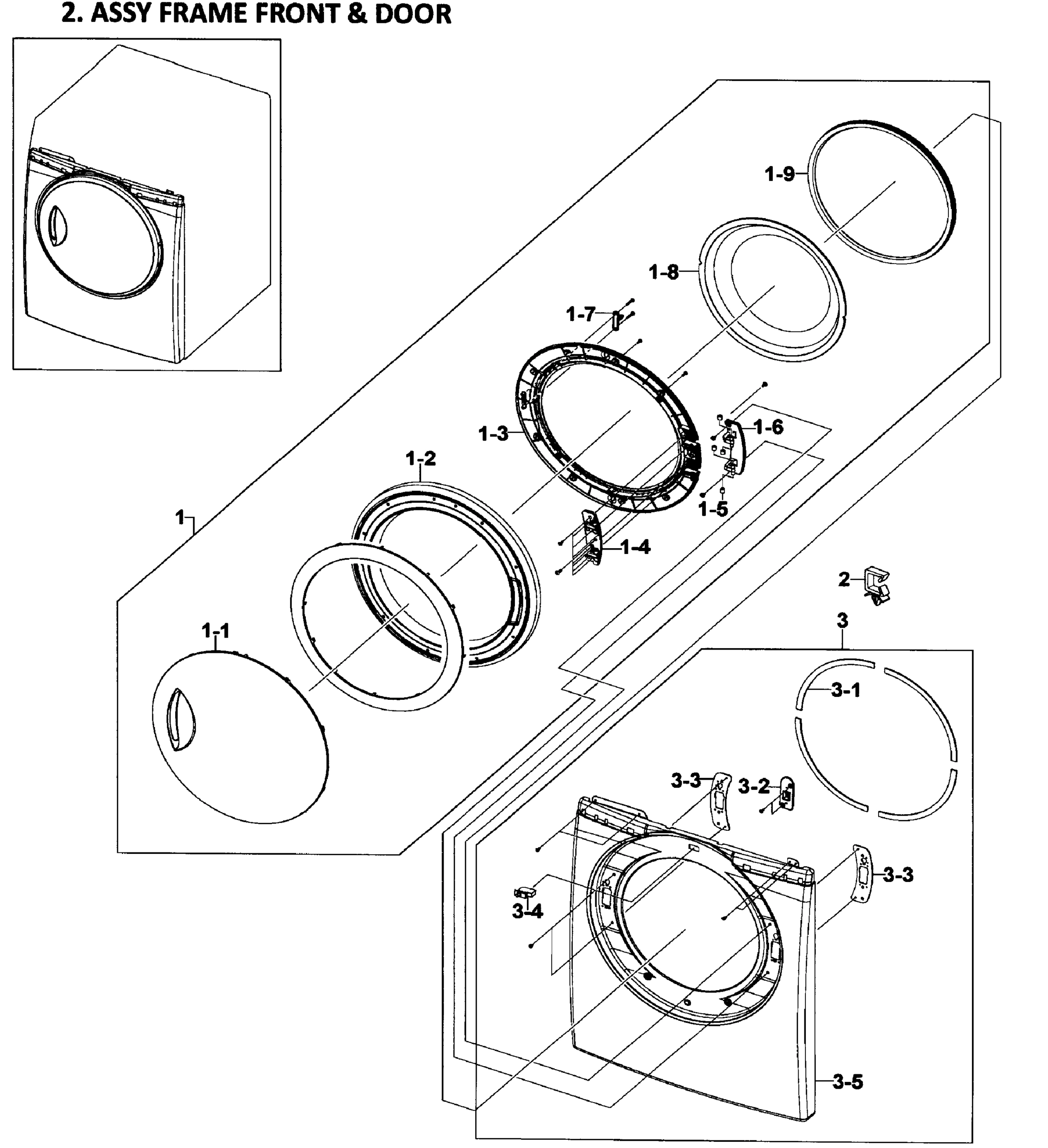 Front/Door Assembly