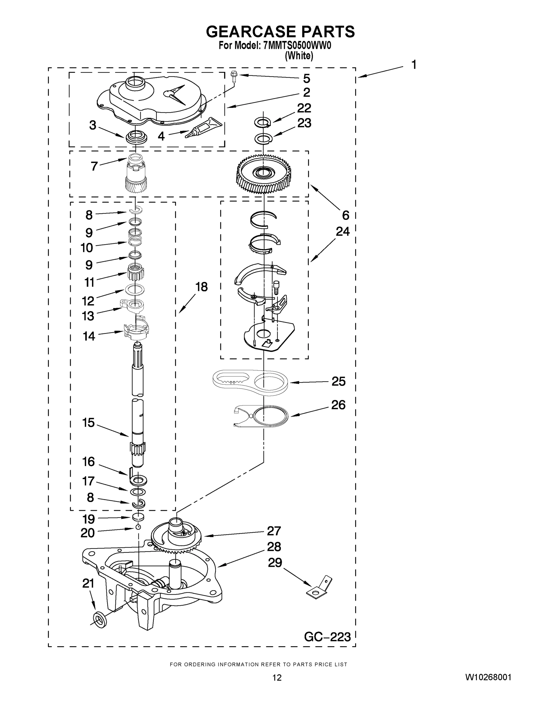 08 - GEARCASE PARTS