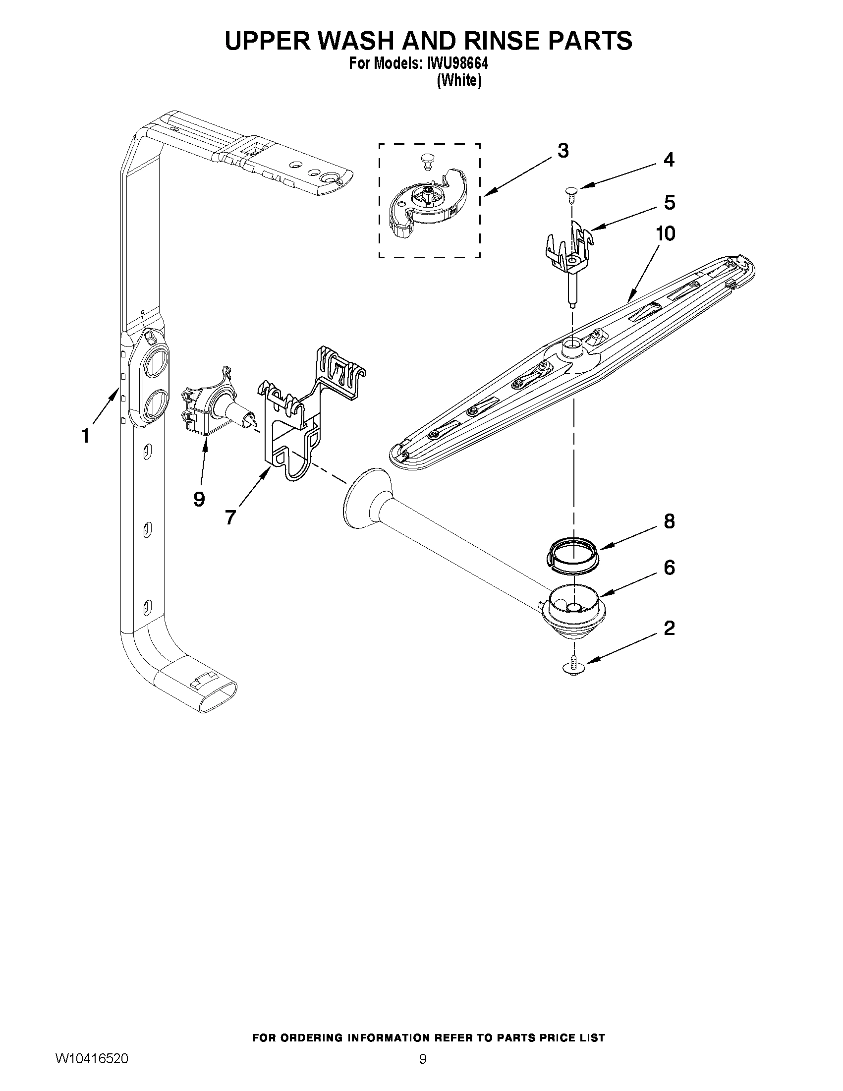 07 - UPPER WASH AND RINSE PARTS