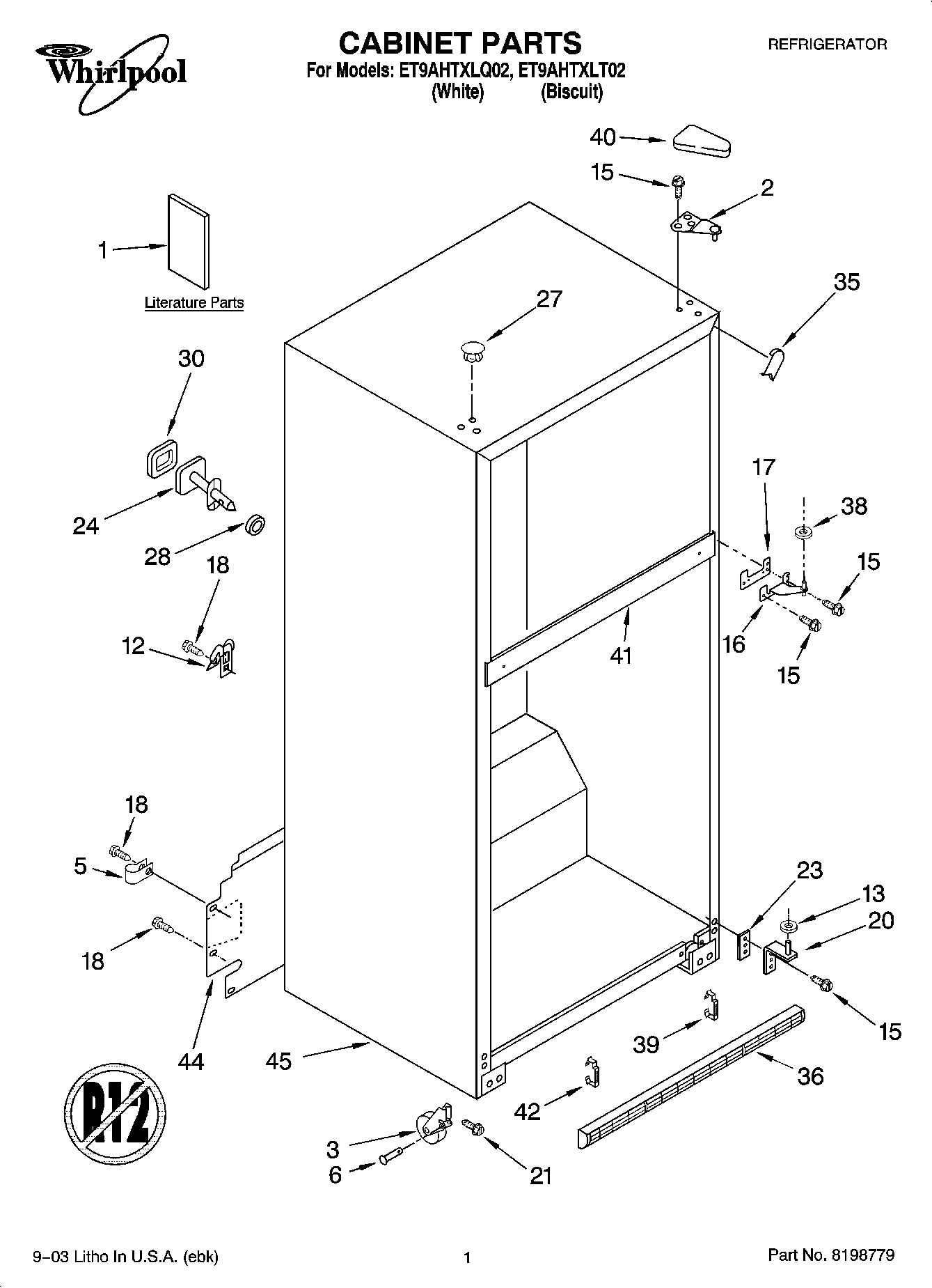 01 - CABINET PARTS
