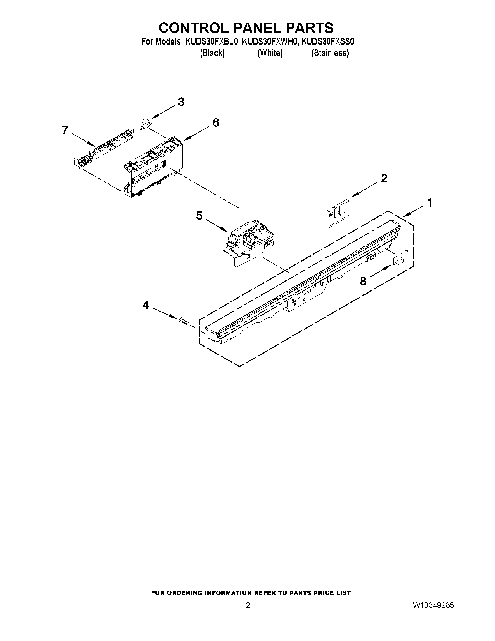 02 - CONTROL PANEL PARTS