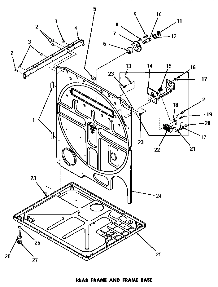 20 - REAR FRAME & FRAME BASE