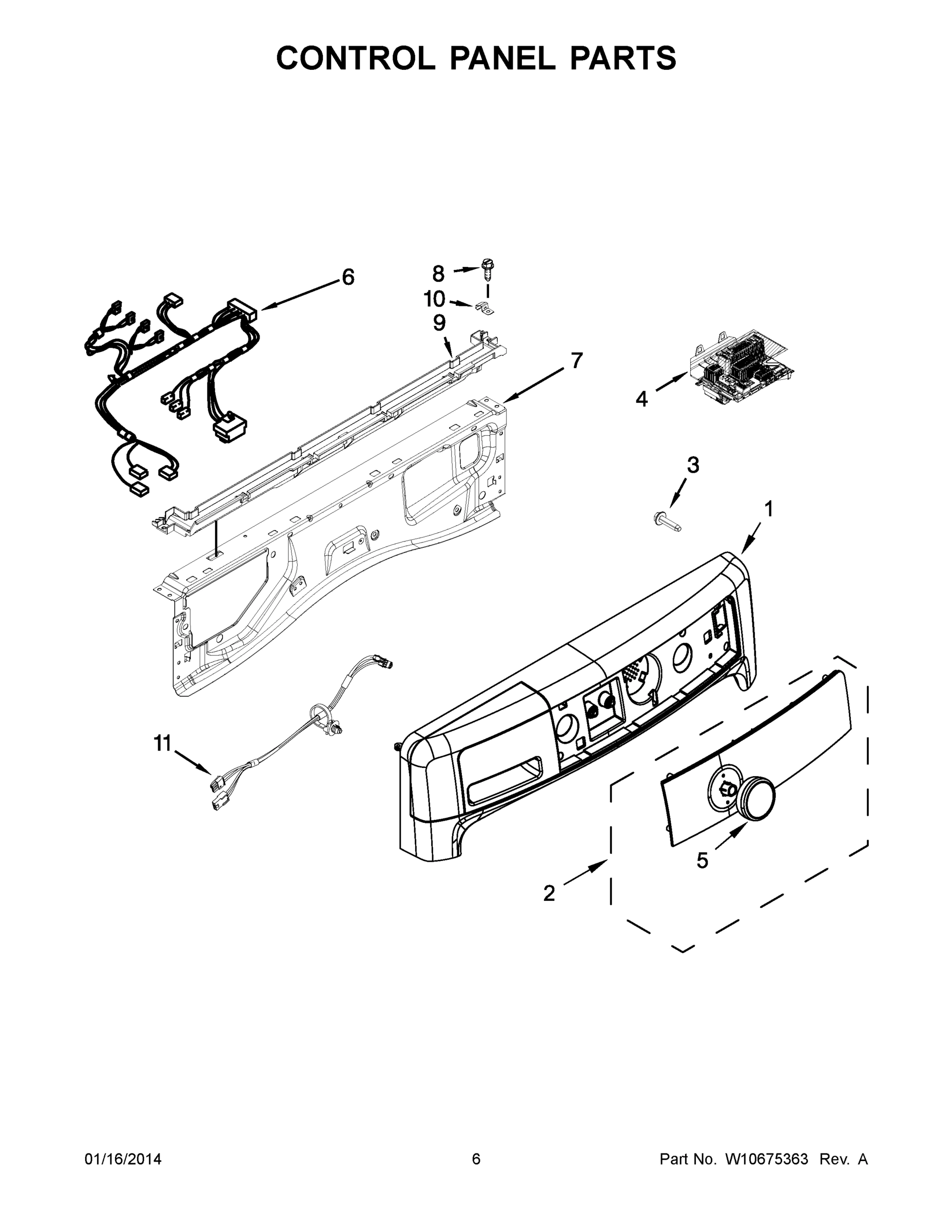 04 - CONTROL PANEL PARTS