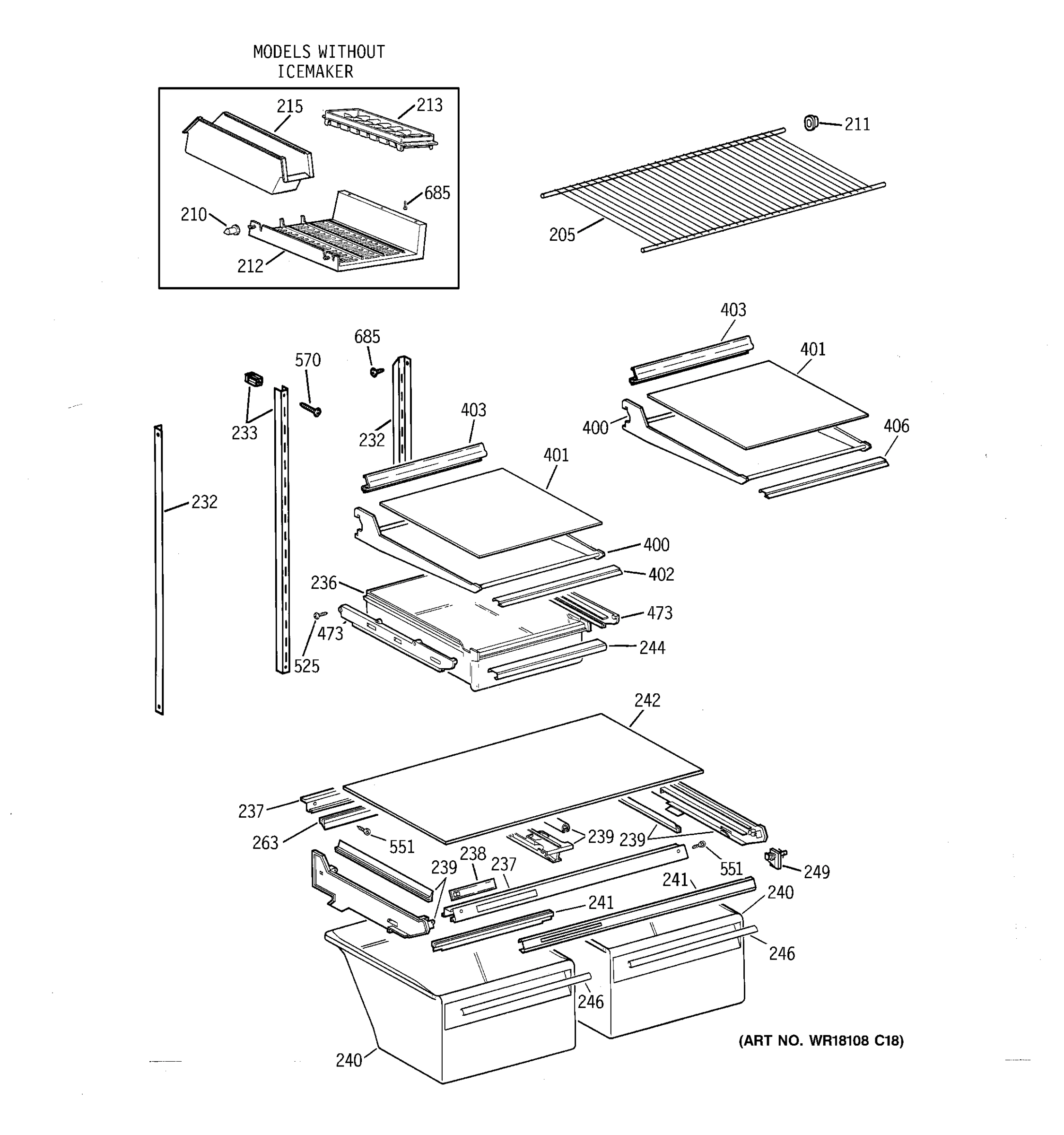 SHELF PARTS