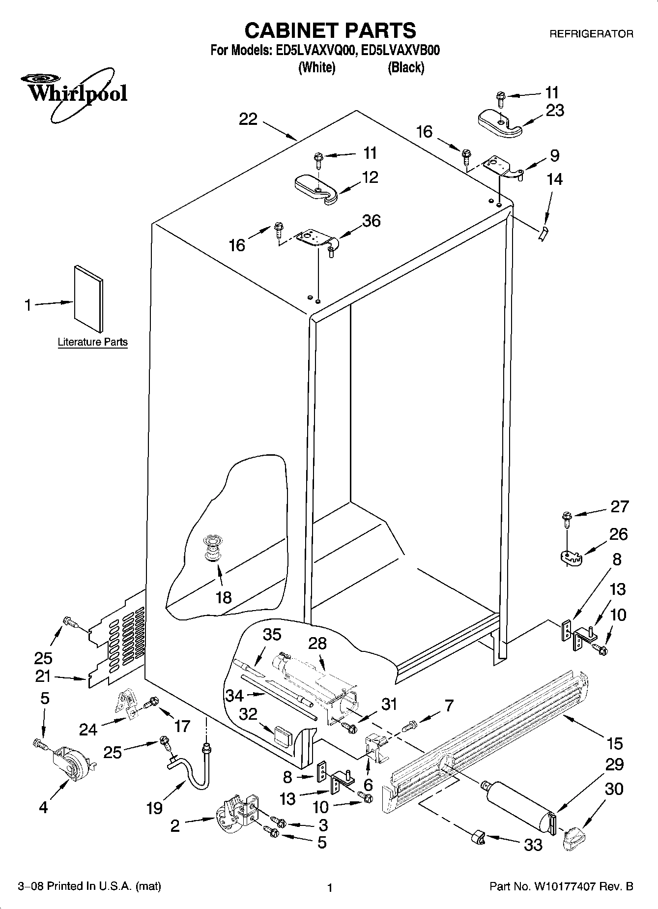 01 - CABINET PARTS