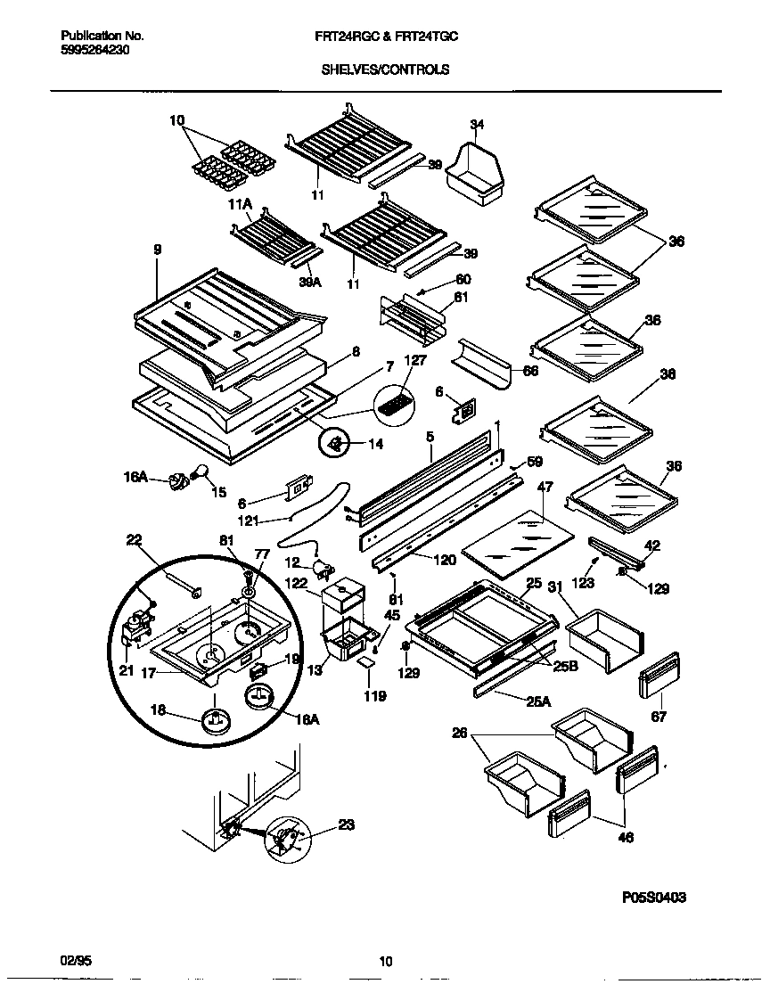 04 - SHELVES & CONTROLS