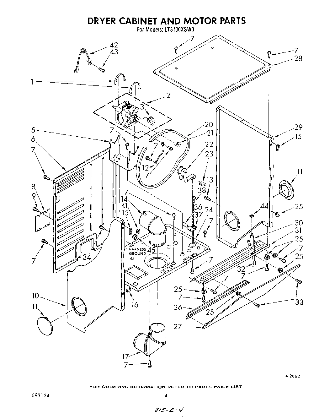 04 - DRYER CABINET AND MOTOR