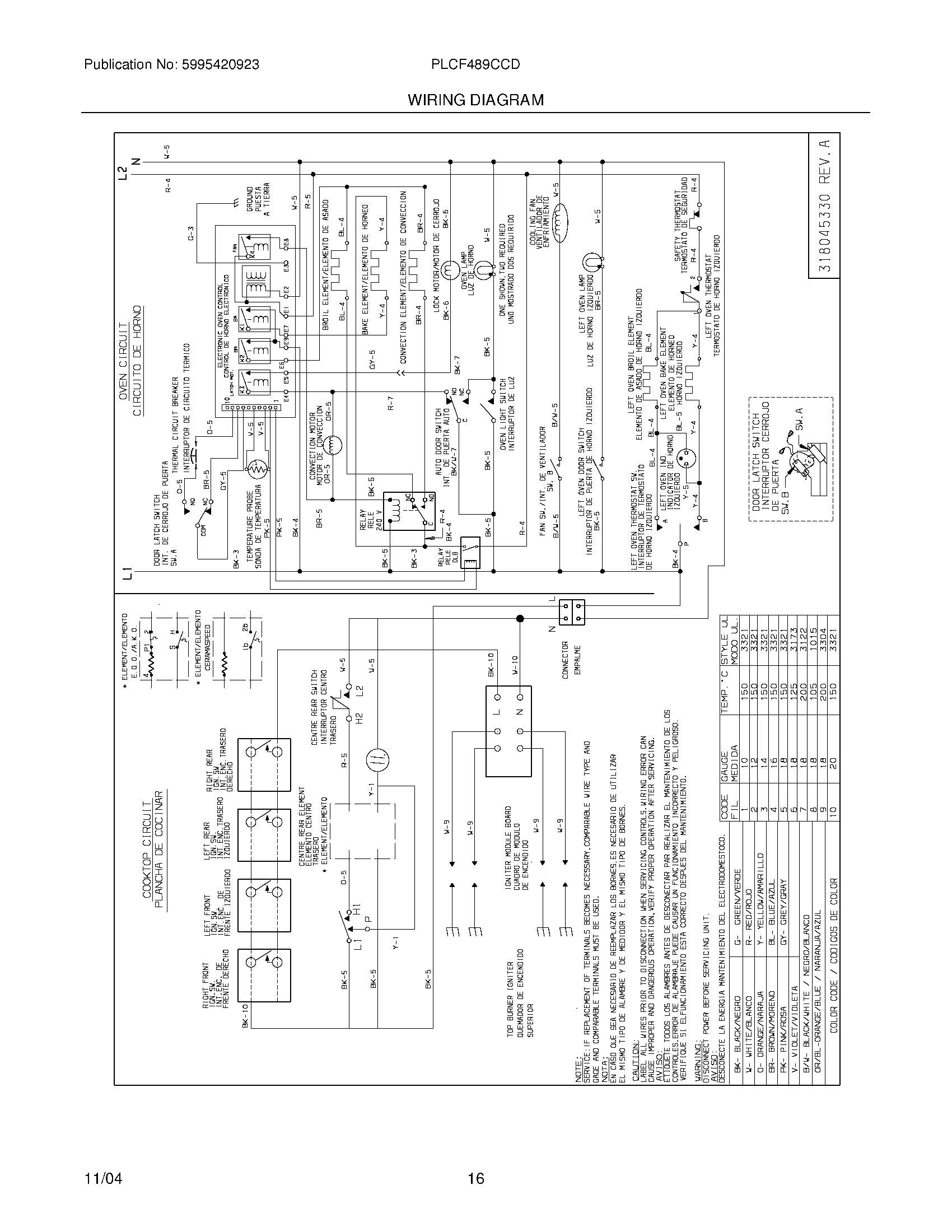 14 - WIRING DIAGRAM