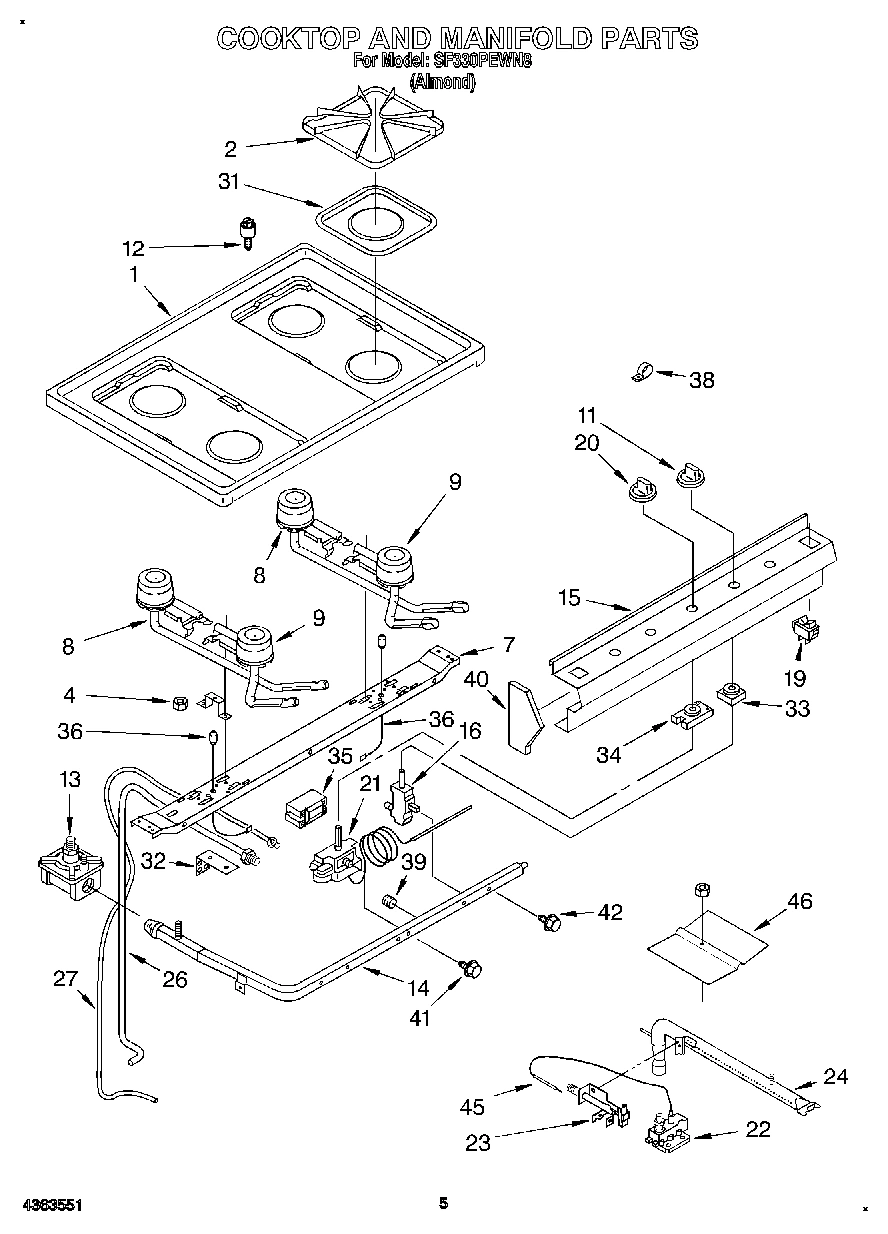 03 - COOKTOP AND MANIFOLD, LITERATURE