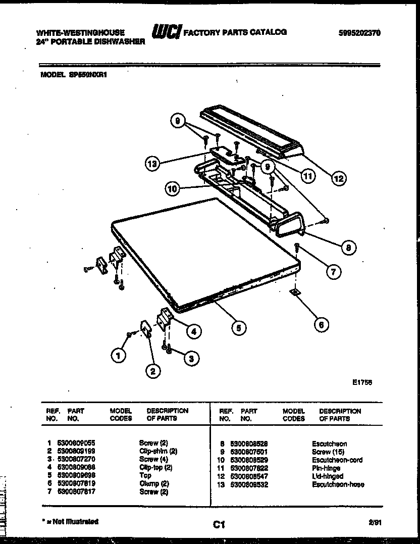 08 - TOP AND MISCELLANEOUS PARTS