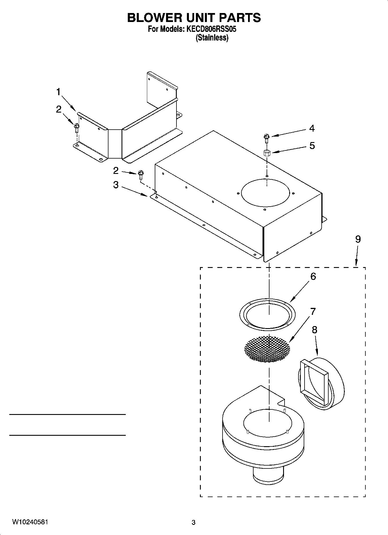 02 - BLOWER UNIT PARTS, OPTIONAL PARTS