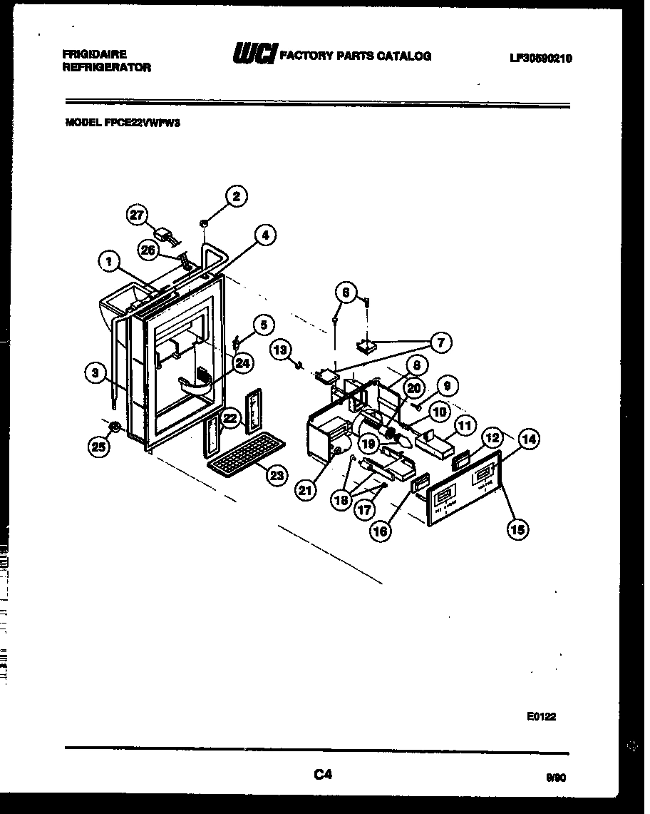 07 - ICE DOOR, DISPENSER AND WATER TANKS