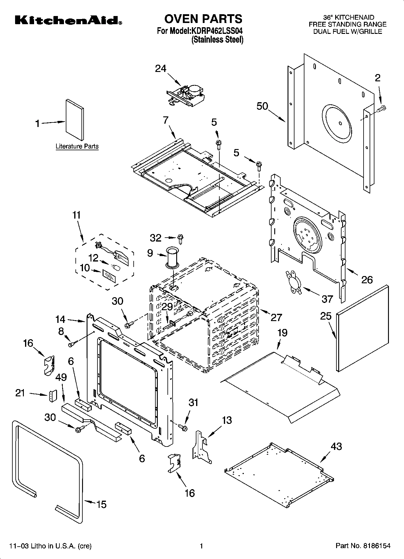 01 - OVEN PARTS