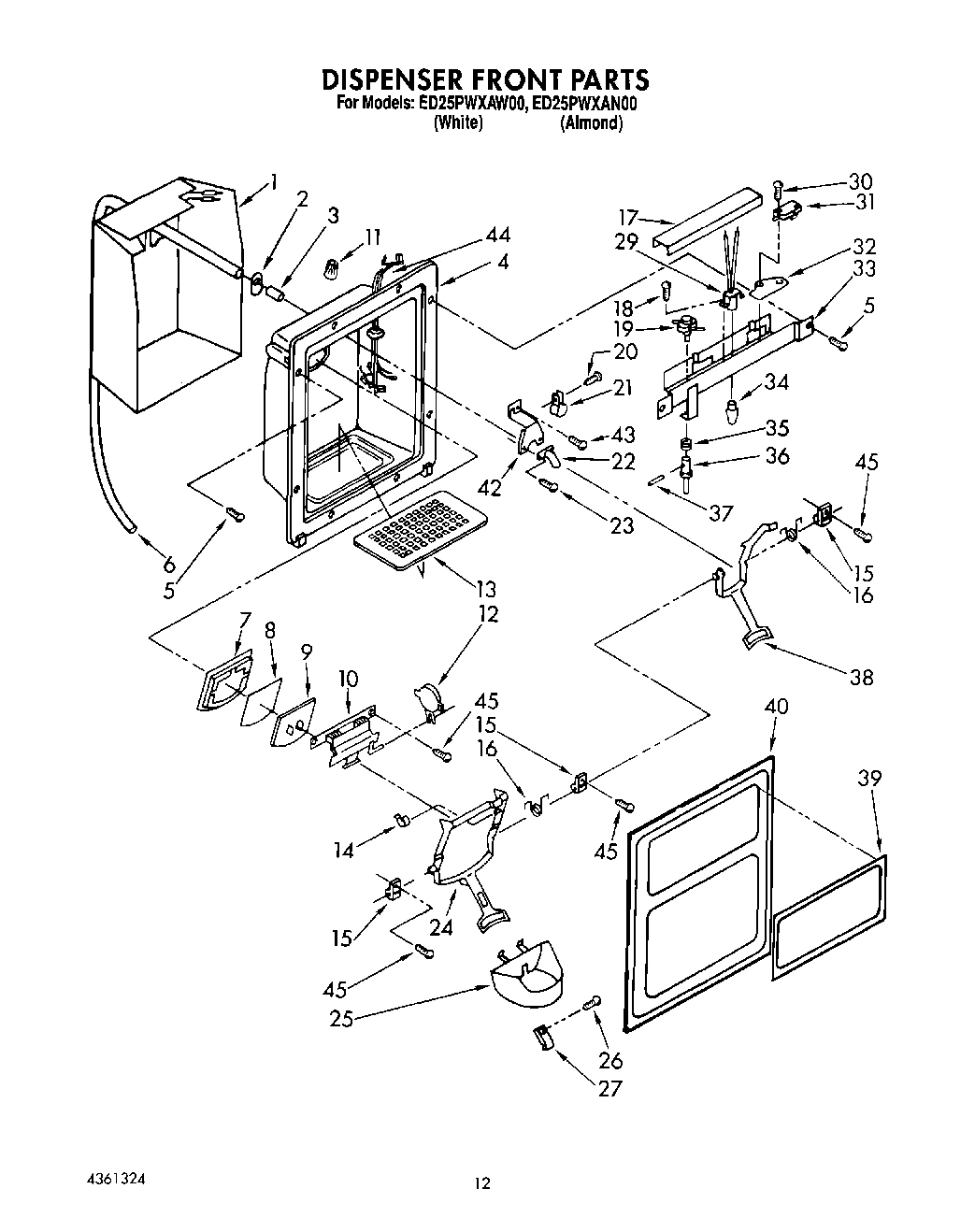 09 - DISPENSER FRONT