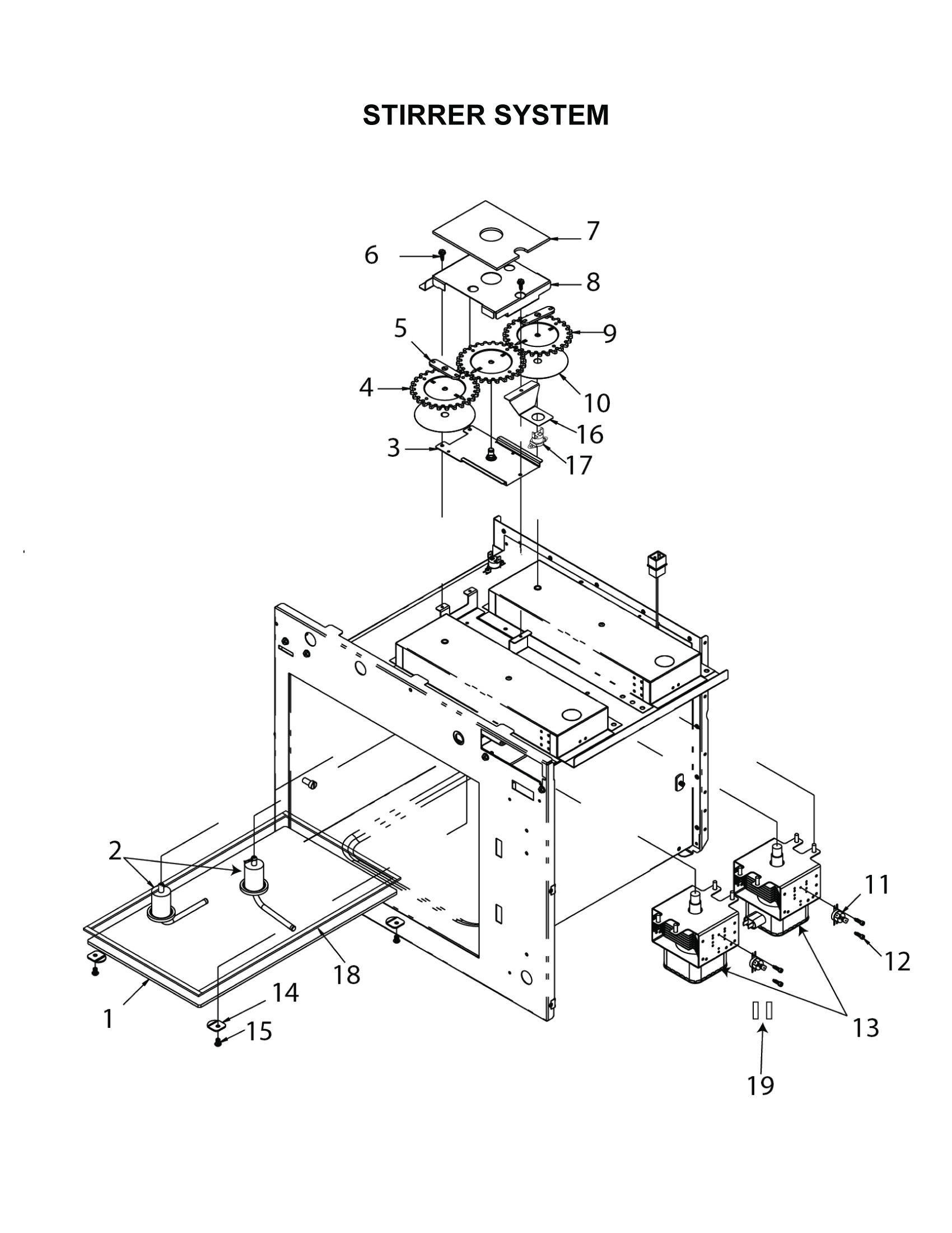 STIRRER SYSTEM / MAGNETRONS