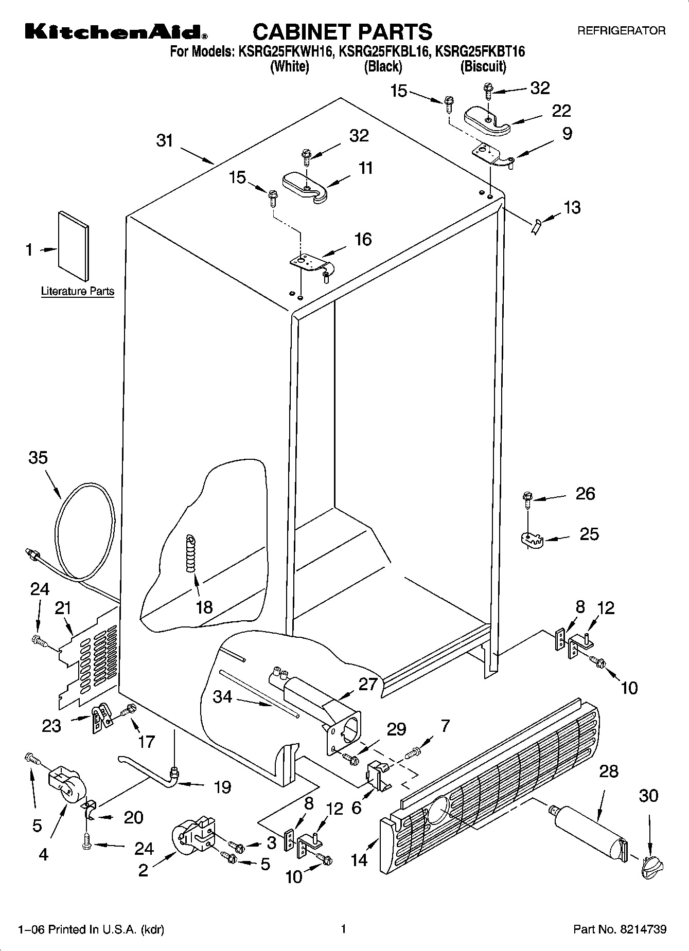01 - CABINET PARTS