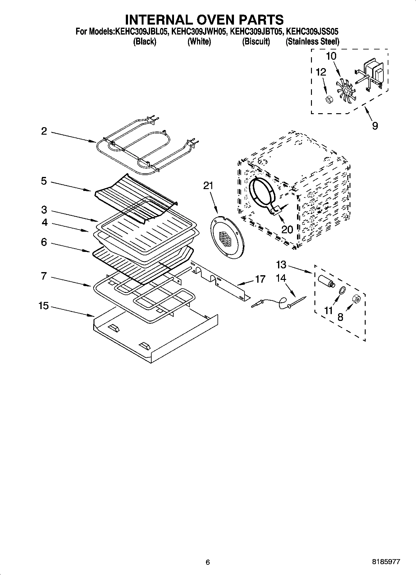 05 - INTERNAL OVEN PARTS