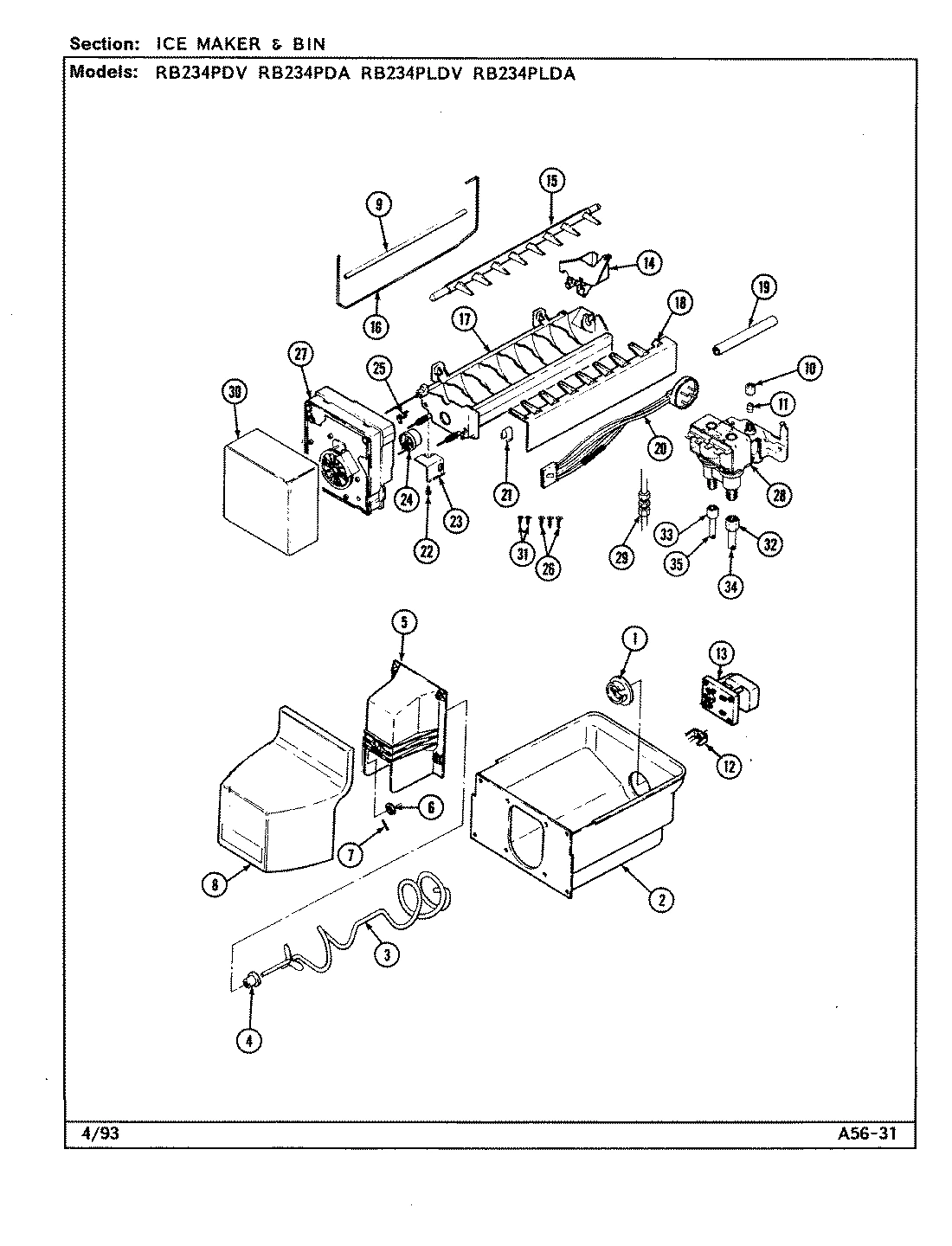 07 - ICE MAKER & BIN