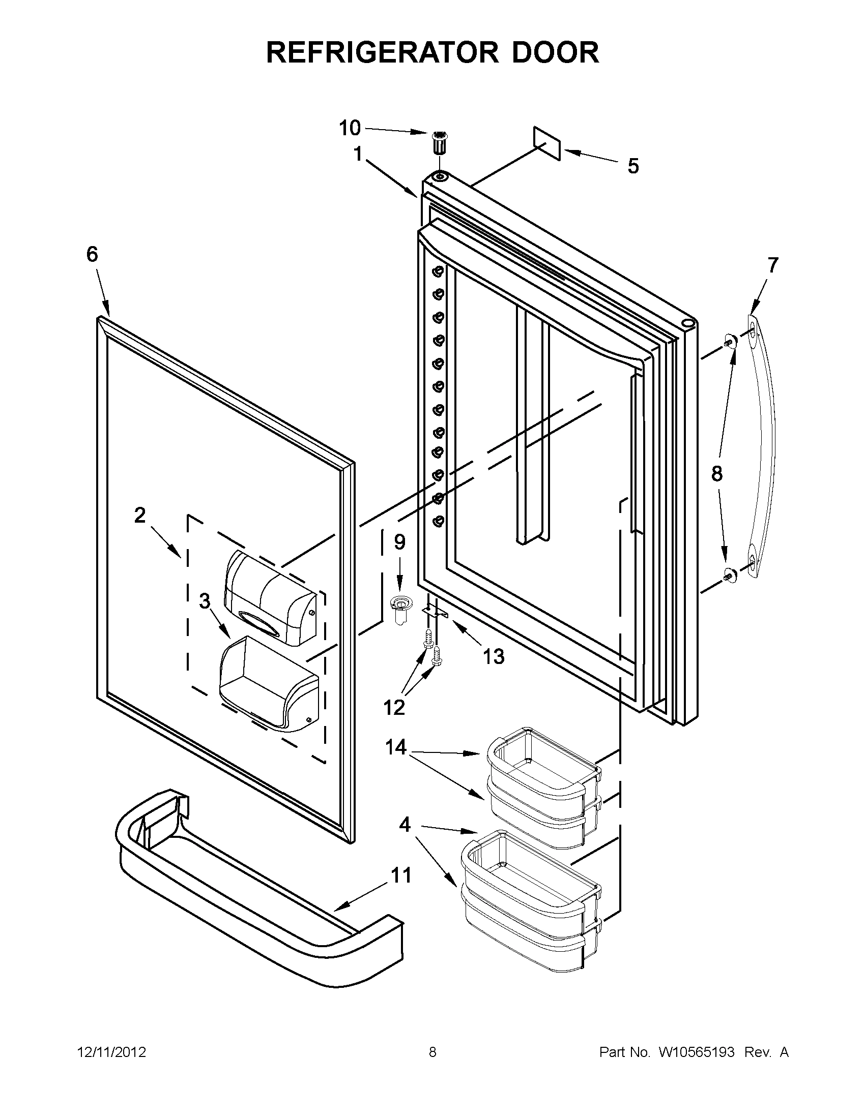 04 - REFRIGERATOR DOOR