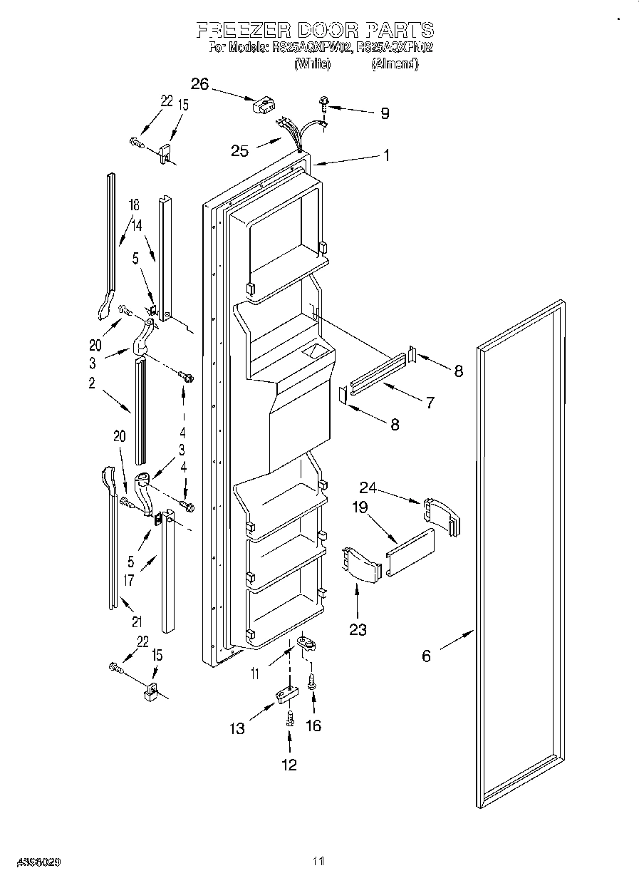 07 - FREEZER DOOR