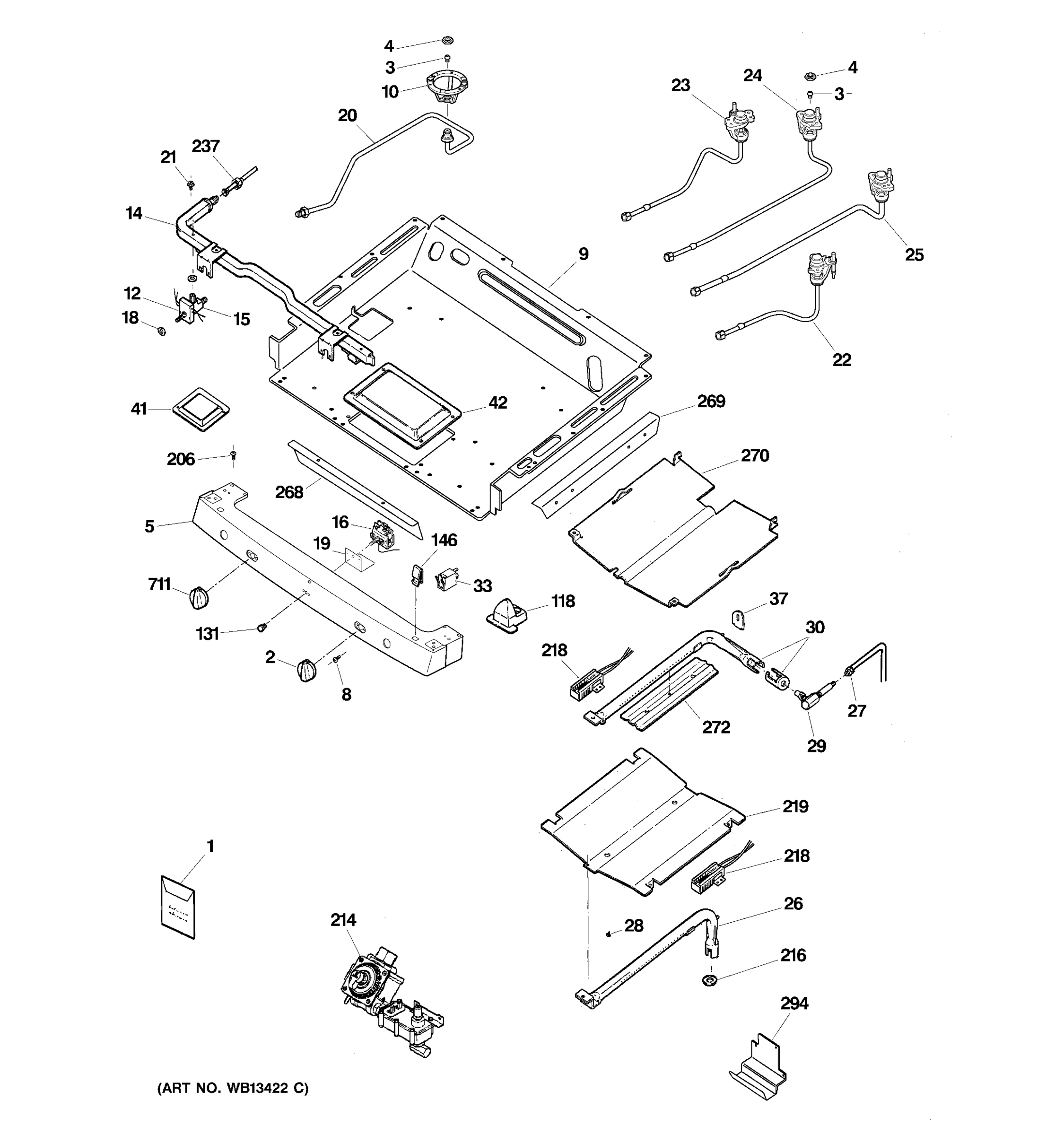 GAS & BURNER PARTS