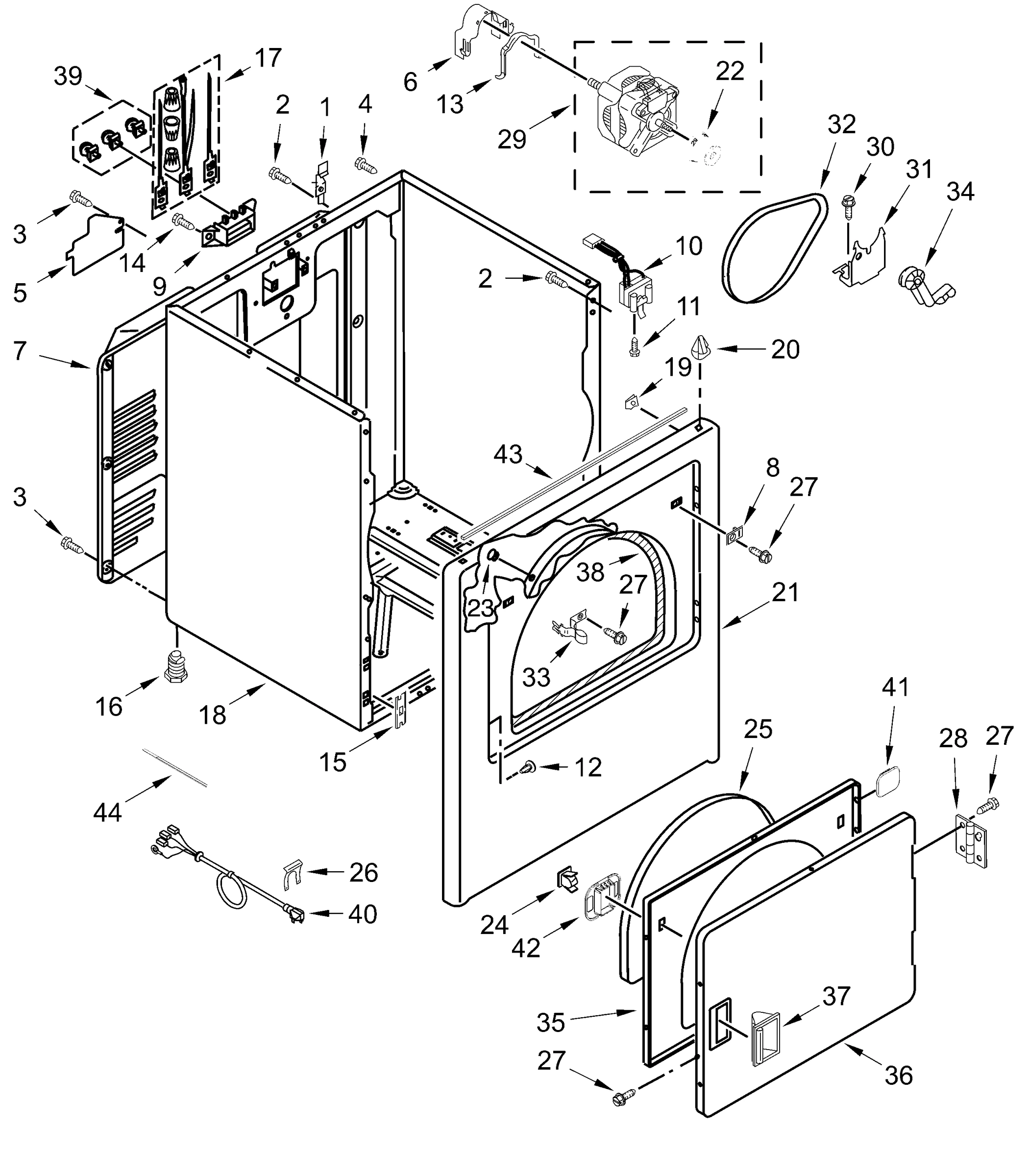 CABINET PARTS