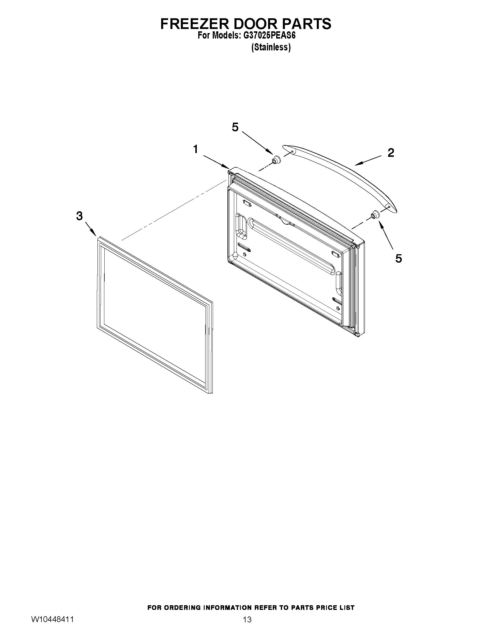07 - FREEZER DOOR PARTS