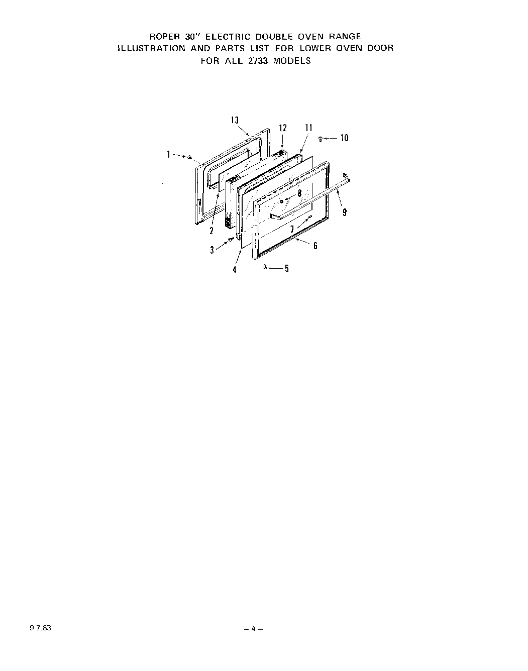 04 - UPPER OVEN PEDESTAL