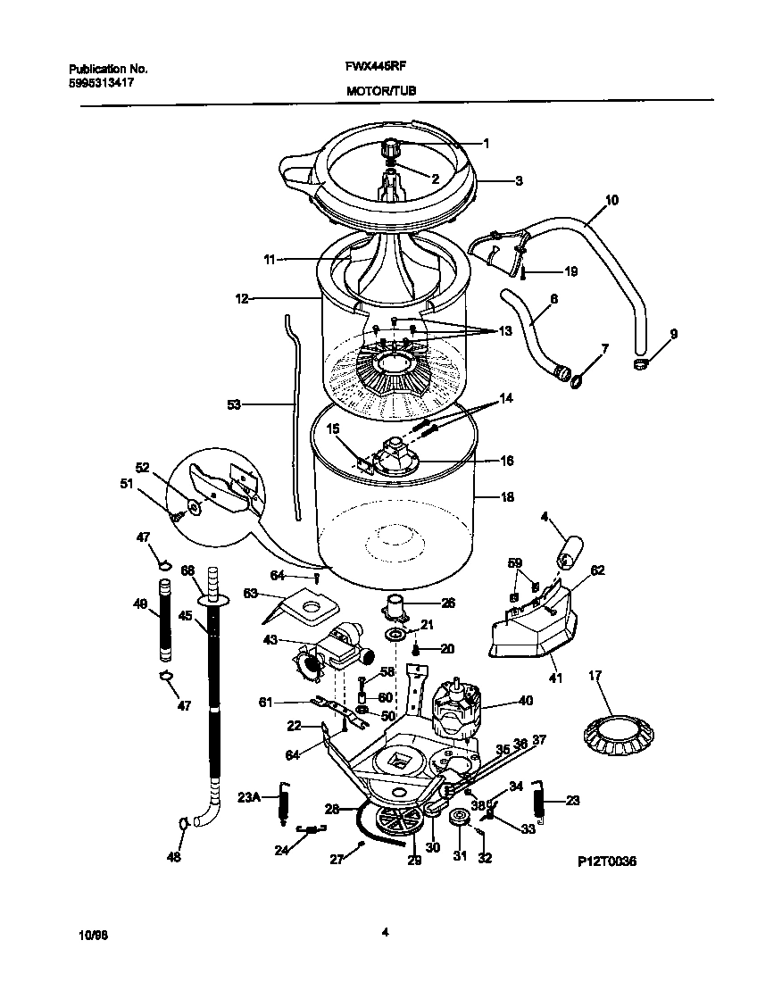 03 - P12T0036 WSHR MTR,HOSE