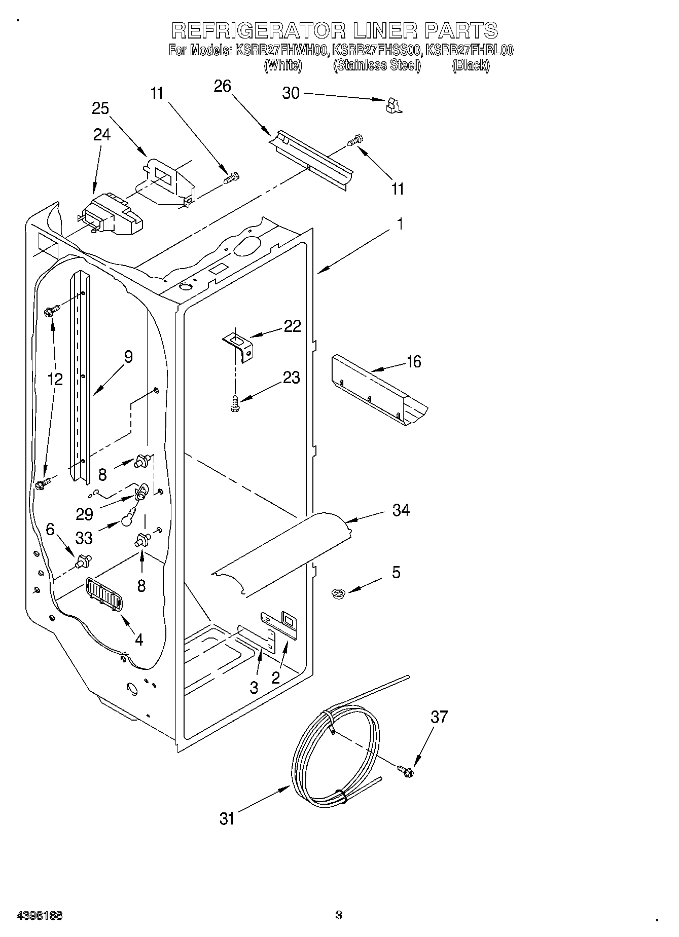 02 - REFRIGERATOR LINER