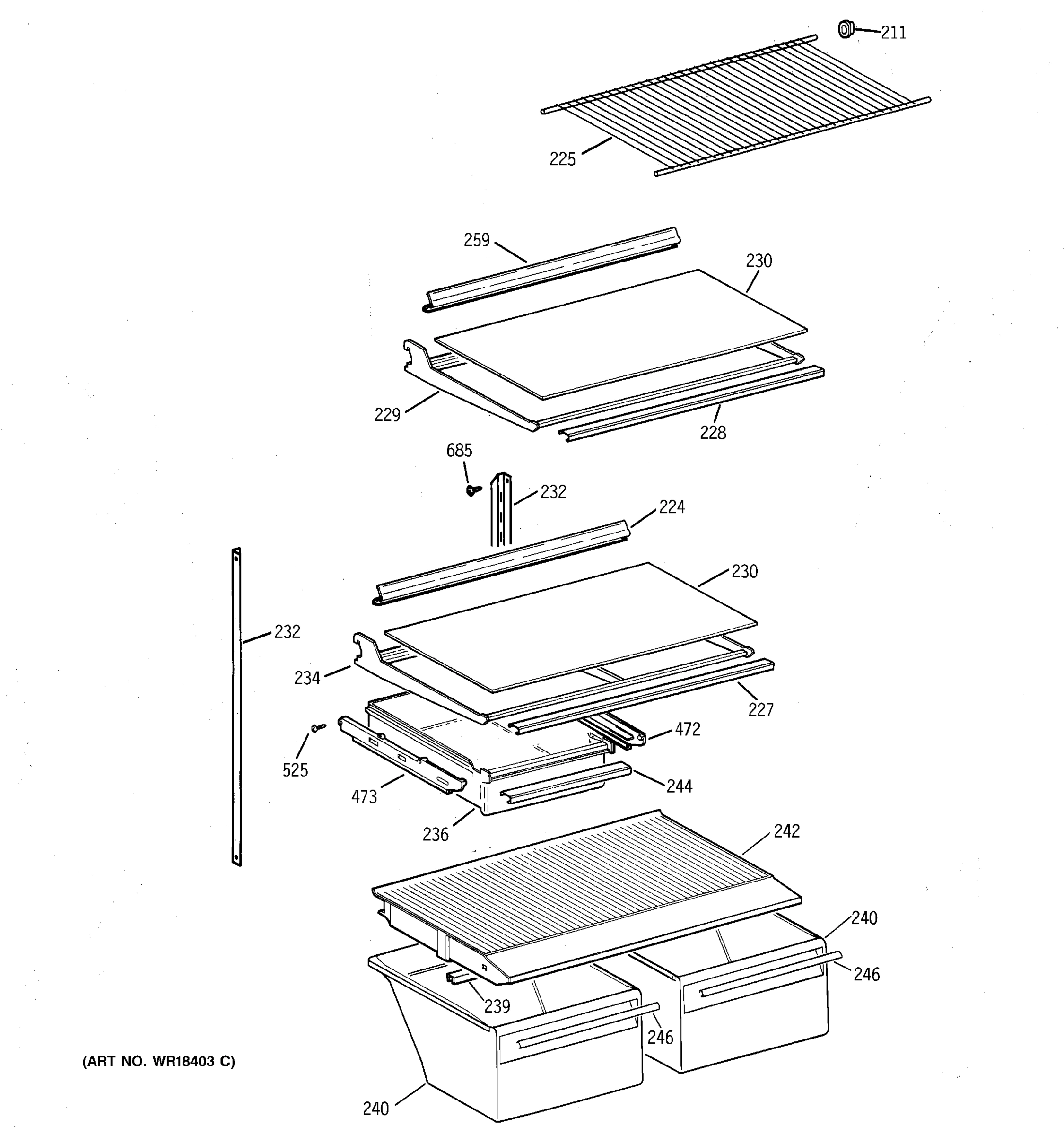 SHELF PARTS