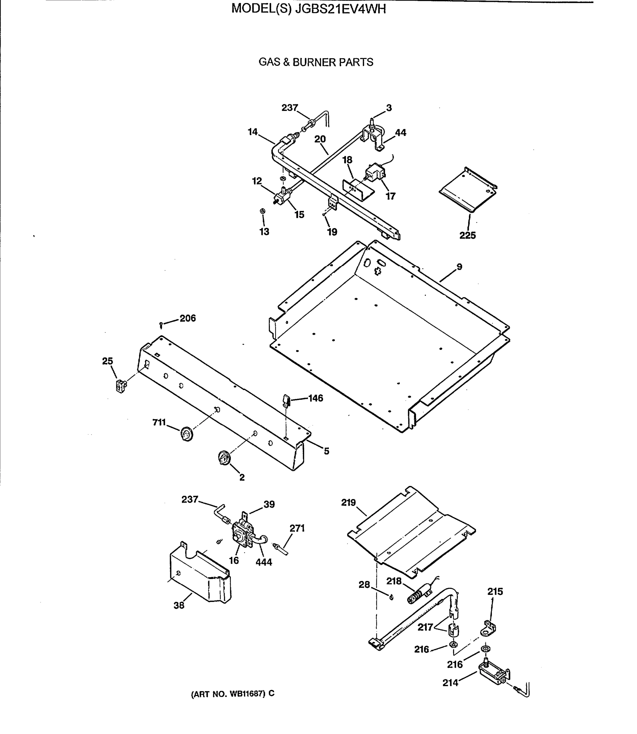 GAS & BURNER PARTS
