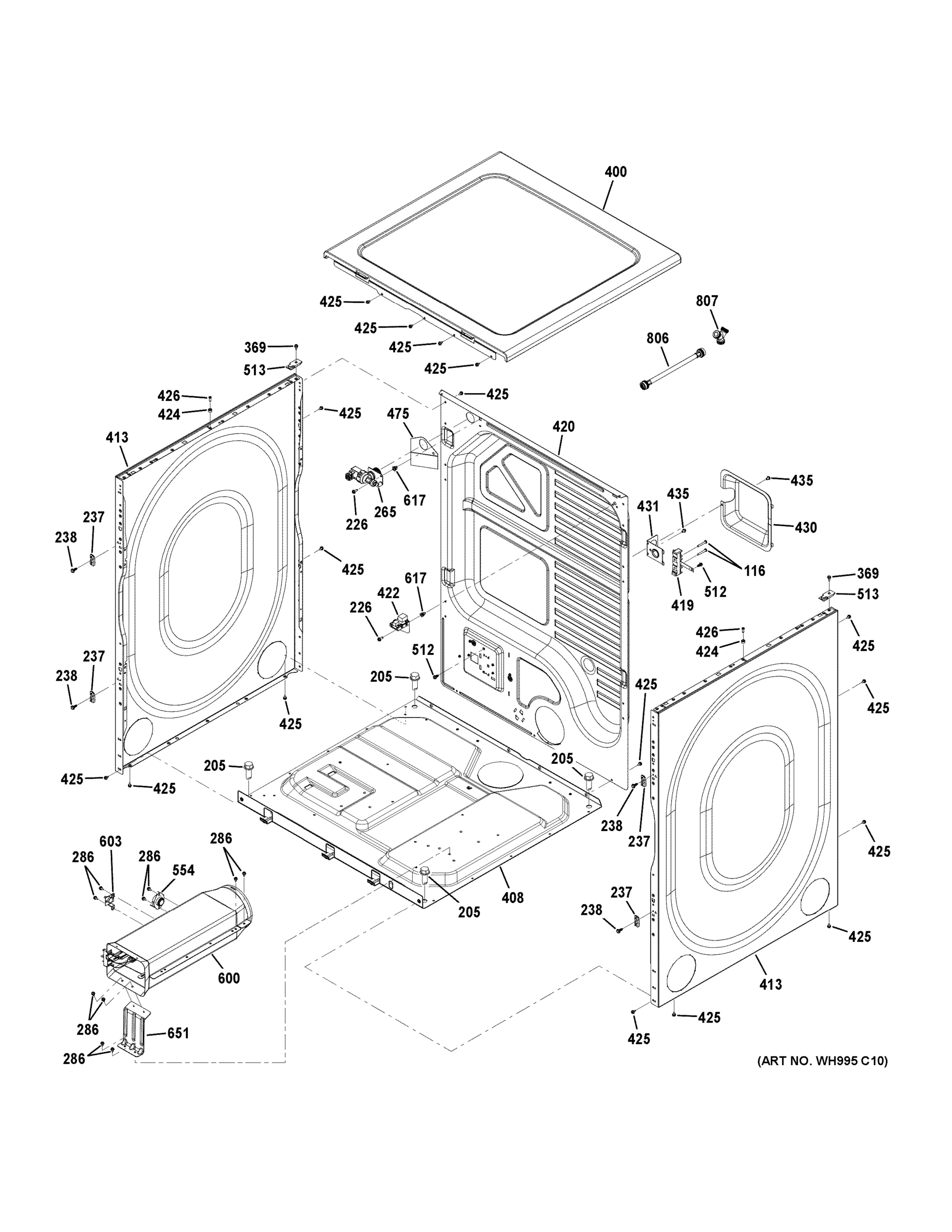 CABINET & TOP PANEL
