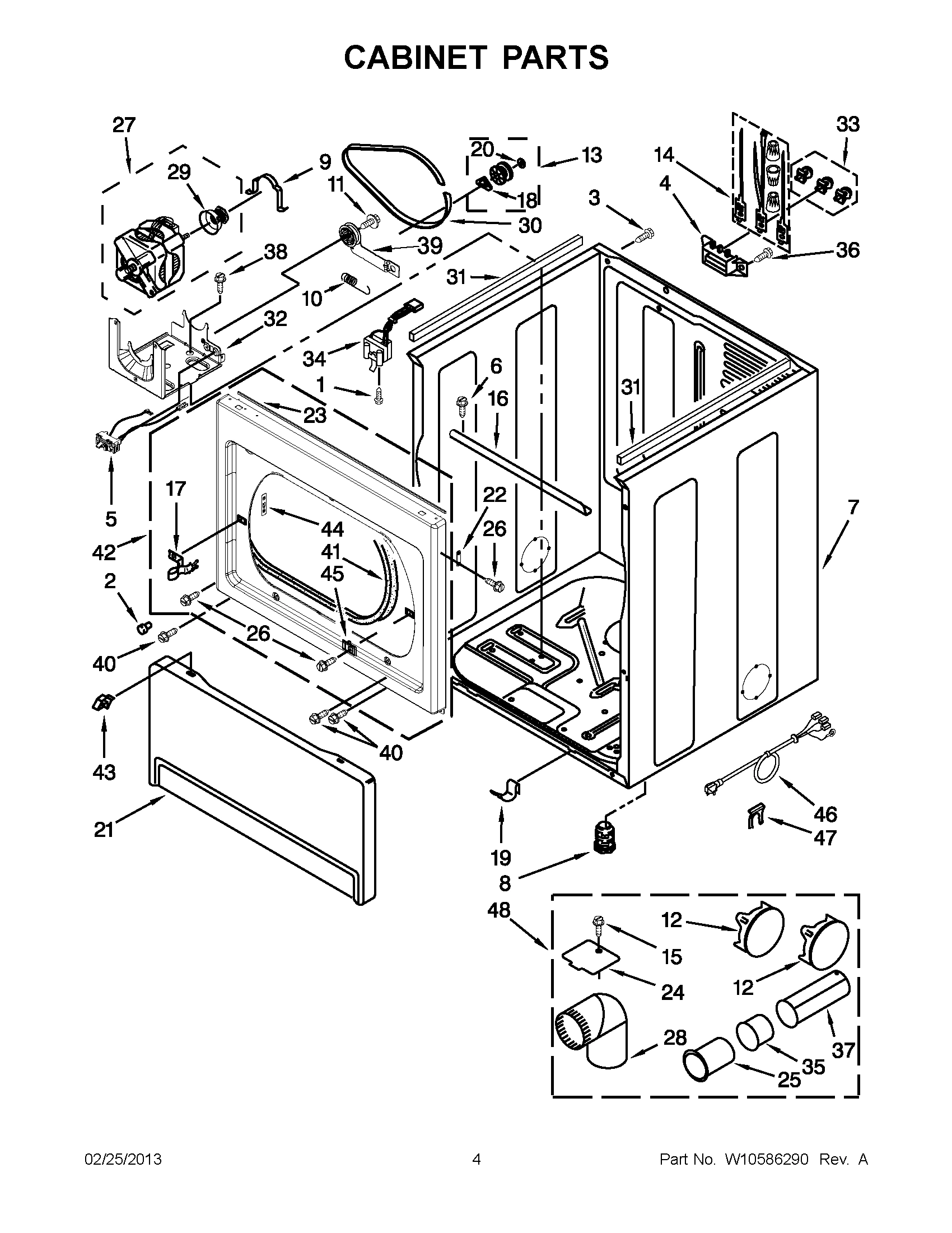02 - CABINET PARTS