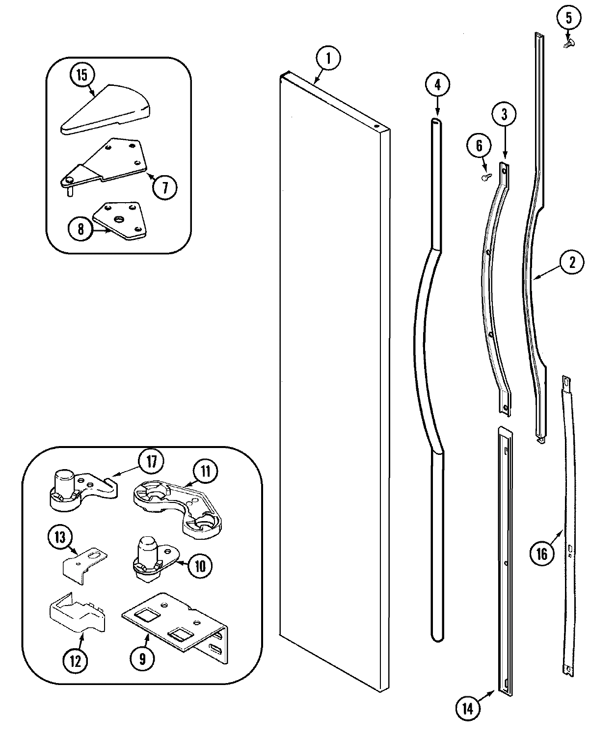 05 - FREEZER OUTER DOOR