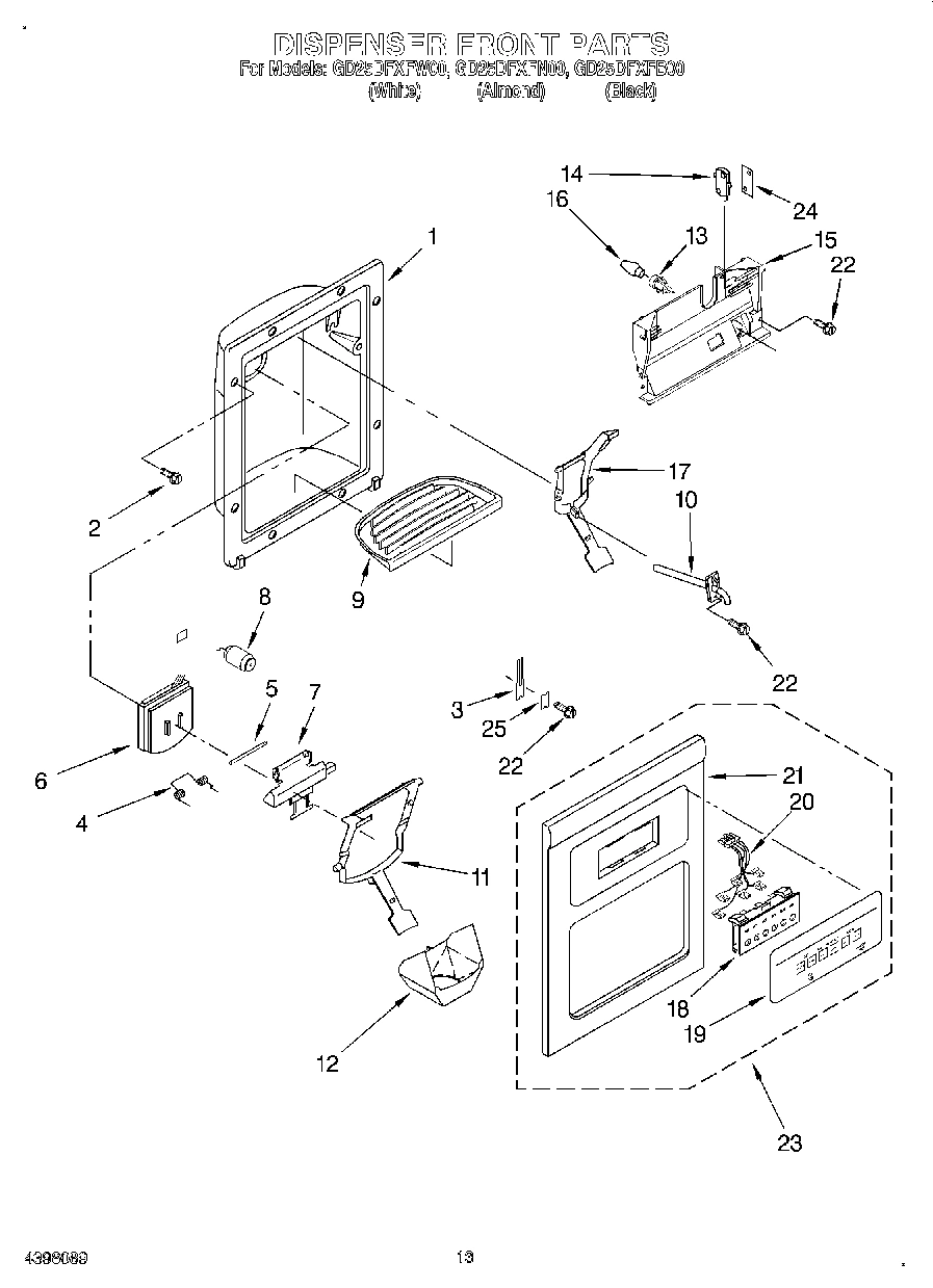 08 - DISPENSER FRONT