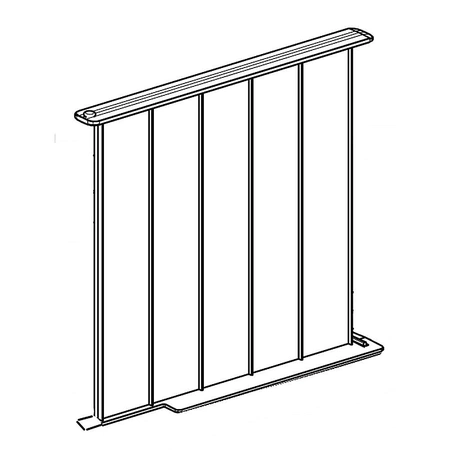 MJH65793101 LG Refrigerator Cover Support